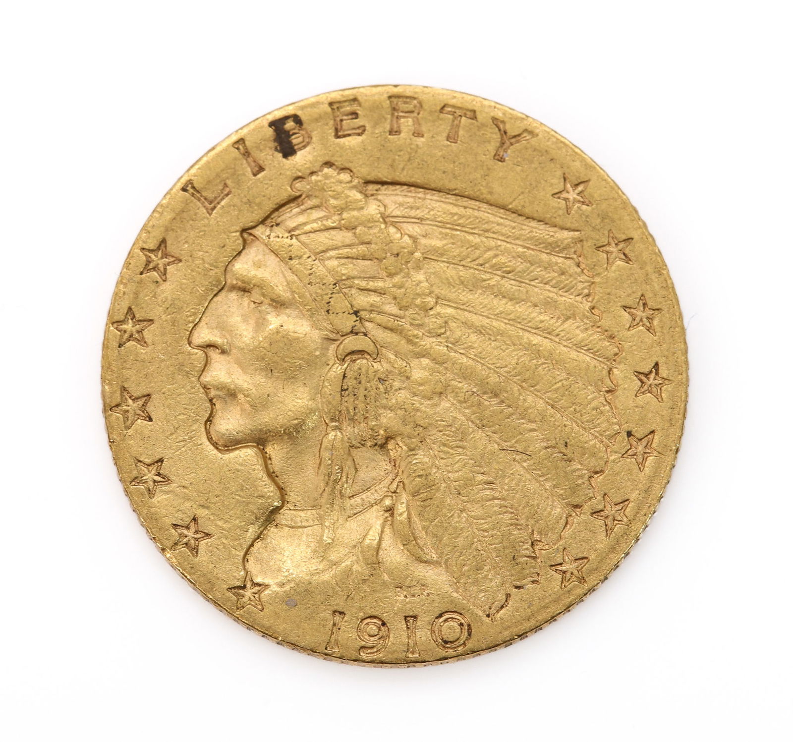 1910 $2.5 Gold Coin (1 of 2)