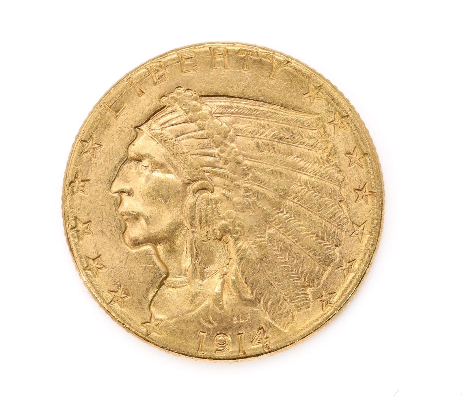 1914 $2.5 Gold Coin (1 of 2)