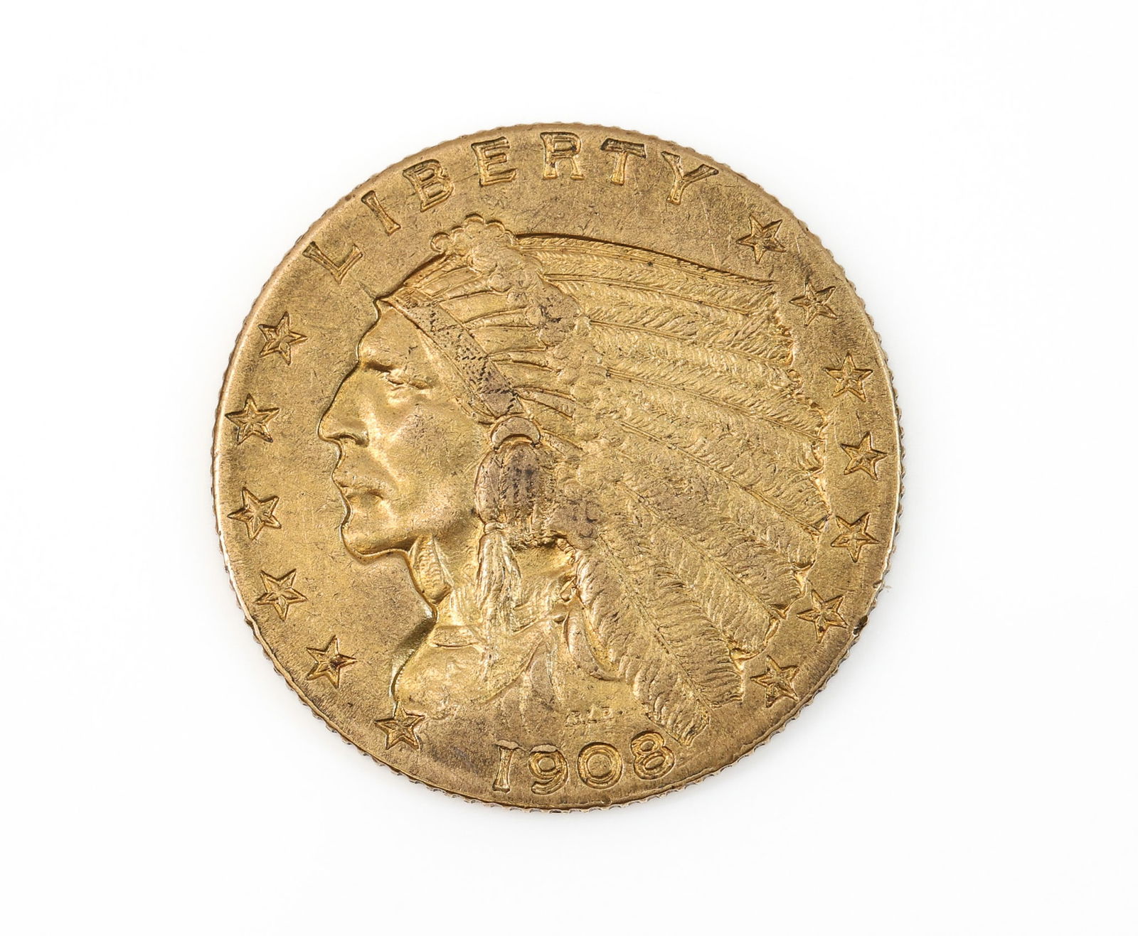 1908 $2.5 Gold Coin