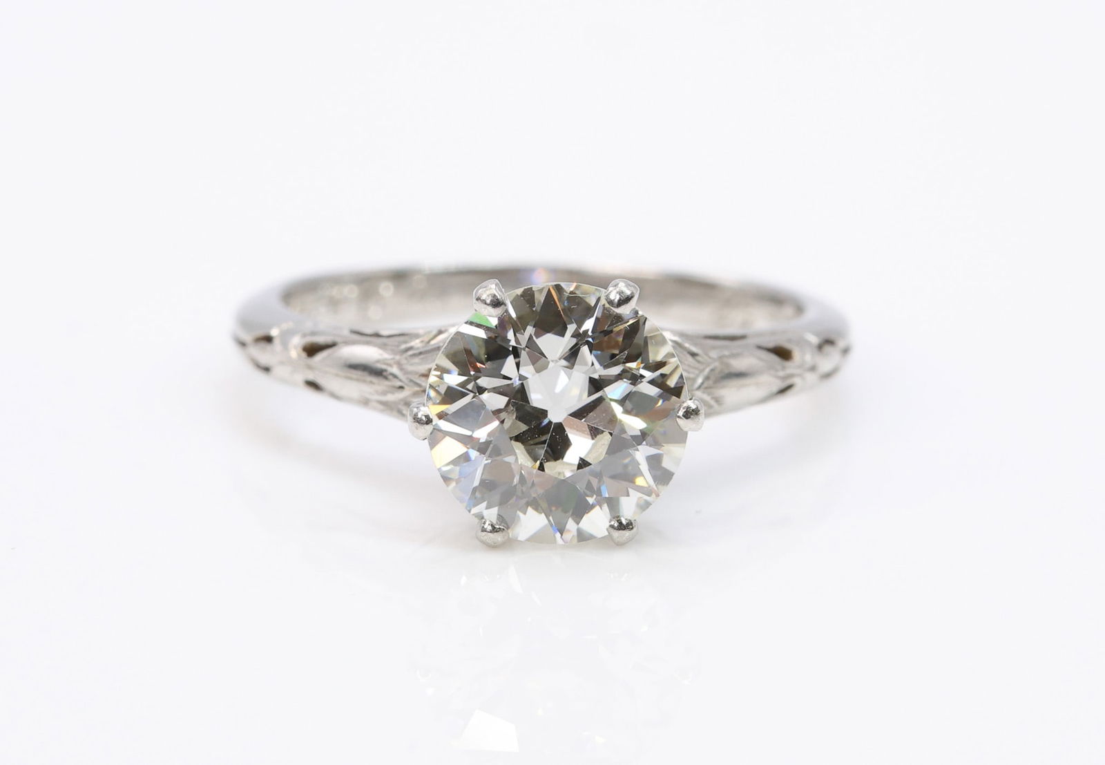 Platinum Diamond Ring, 1.6 carats (1 of 8)