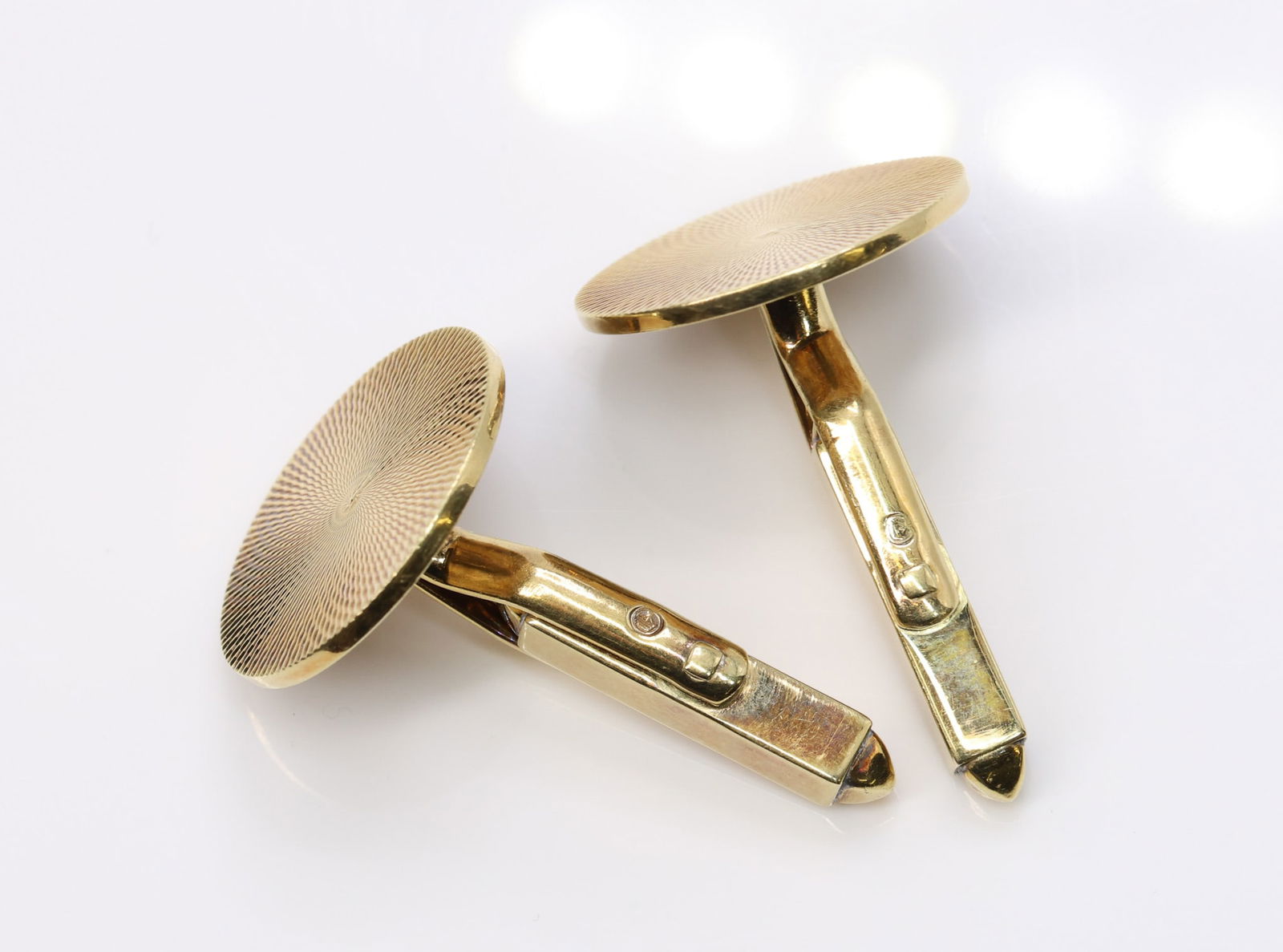 14k YG Cufflinks - 4
