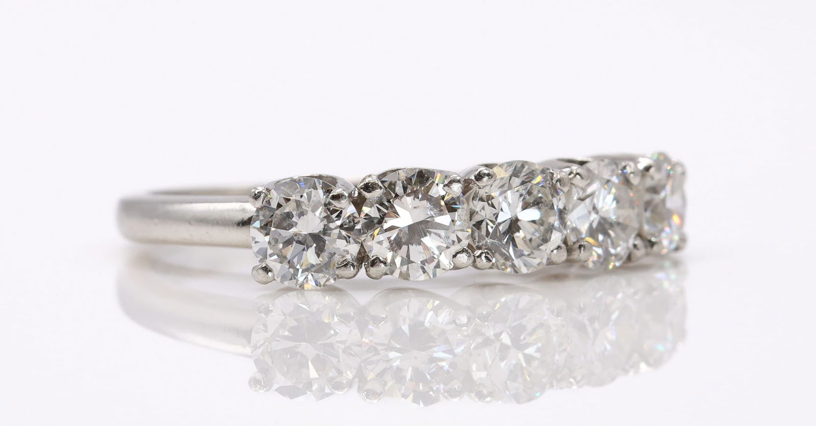 Platinum Diamond Ring - 2