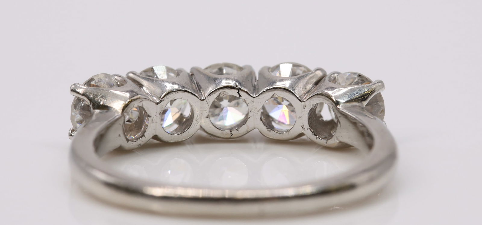 Platinum Diamond Ring - 6