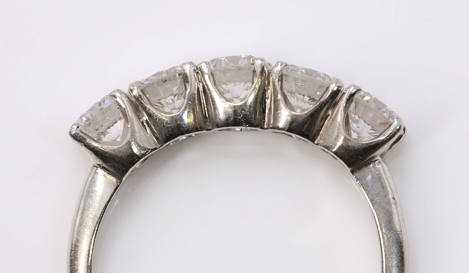 Platinum Diamond Ring - 7