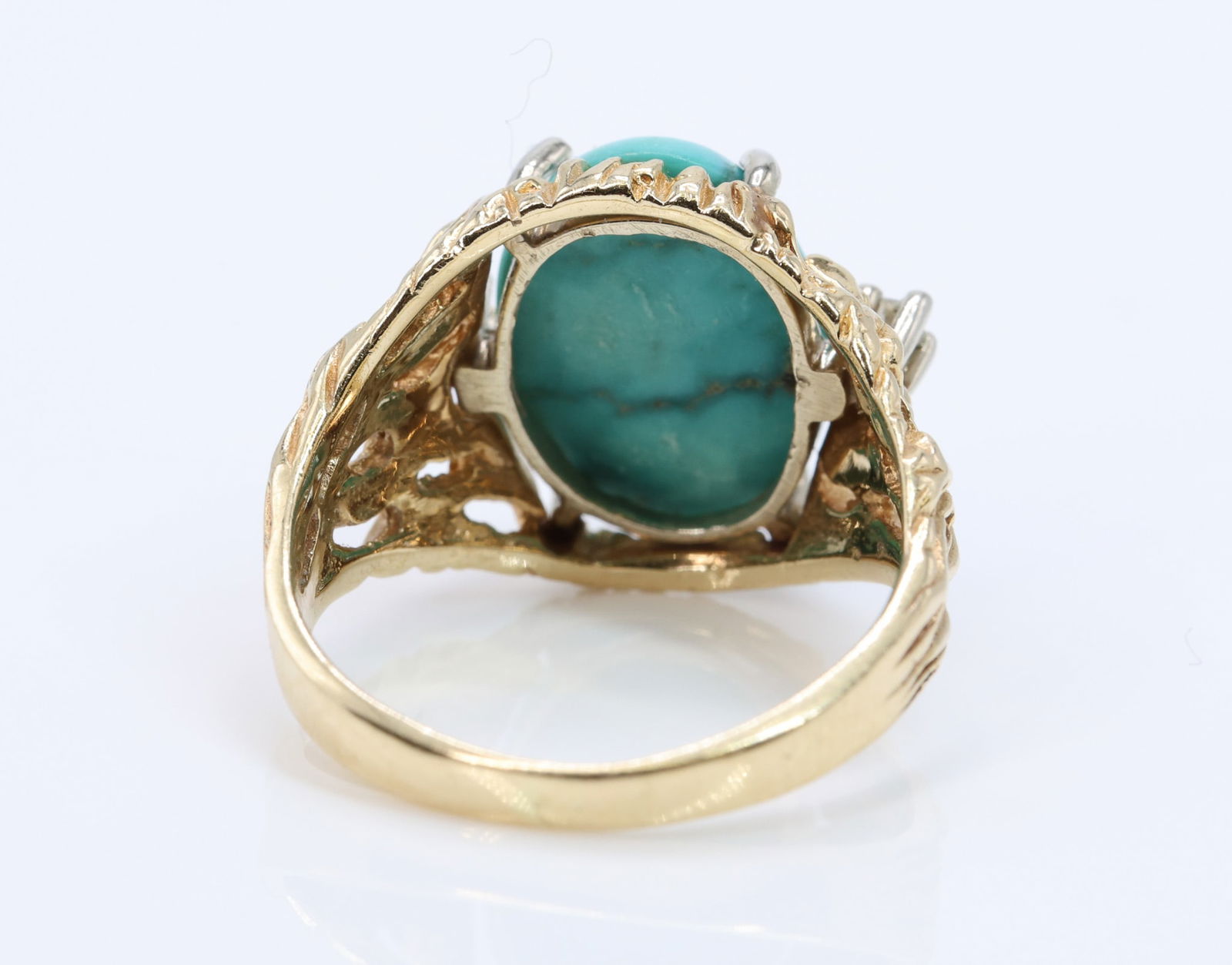 14k YG Turquoise RIng - 6