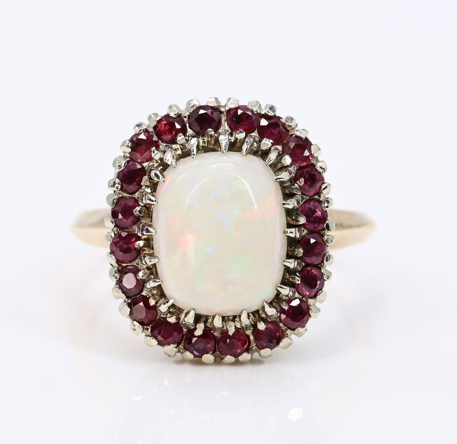 14k Opal Ruby Ring - 3