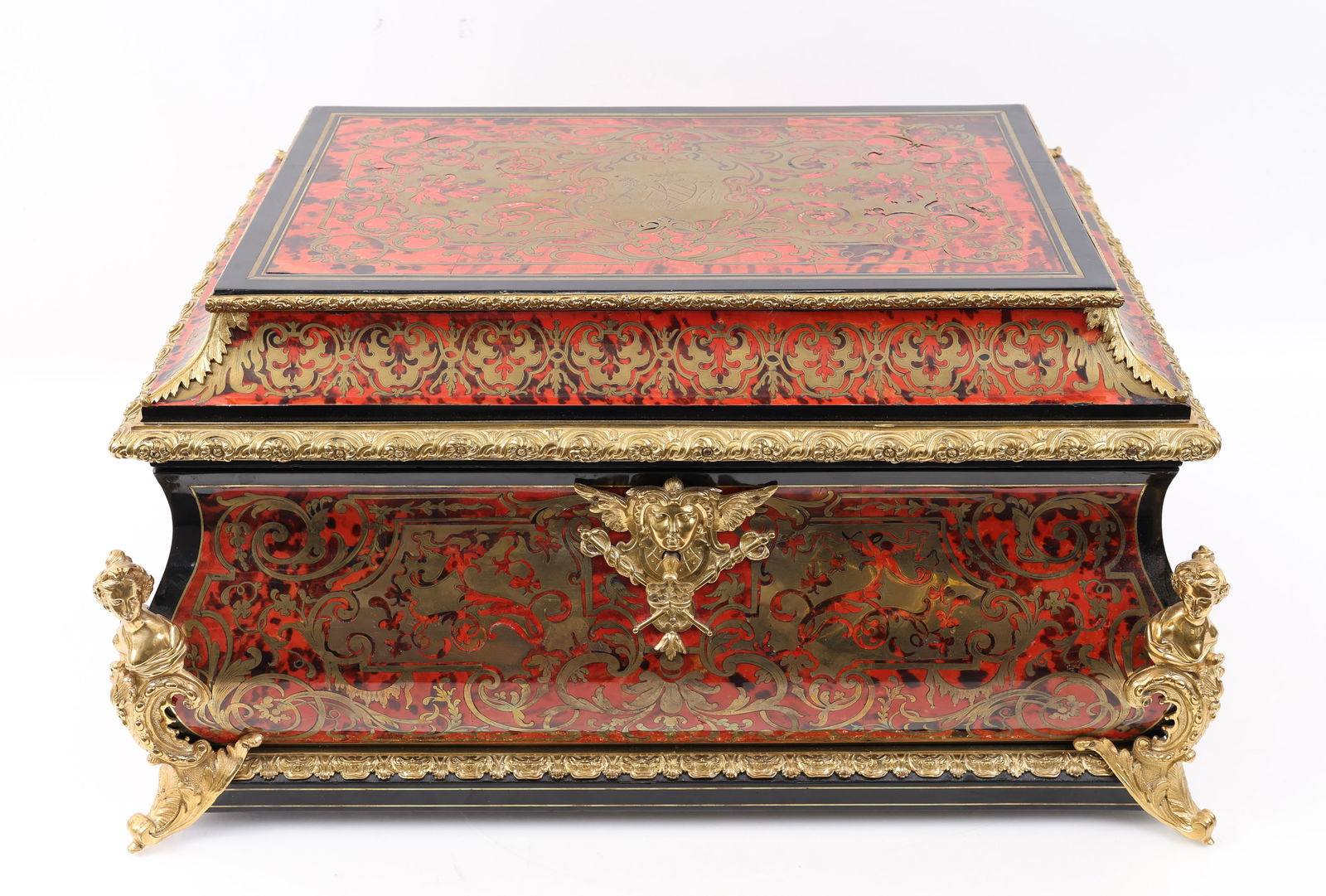 French Boulle Work Chest for Tiffany "Chrysanthemum" Flatware (1 of 20)