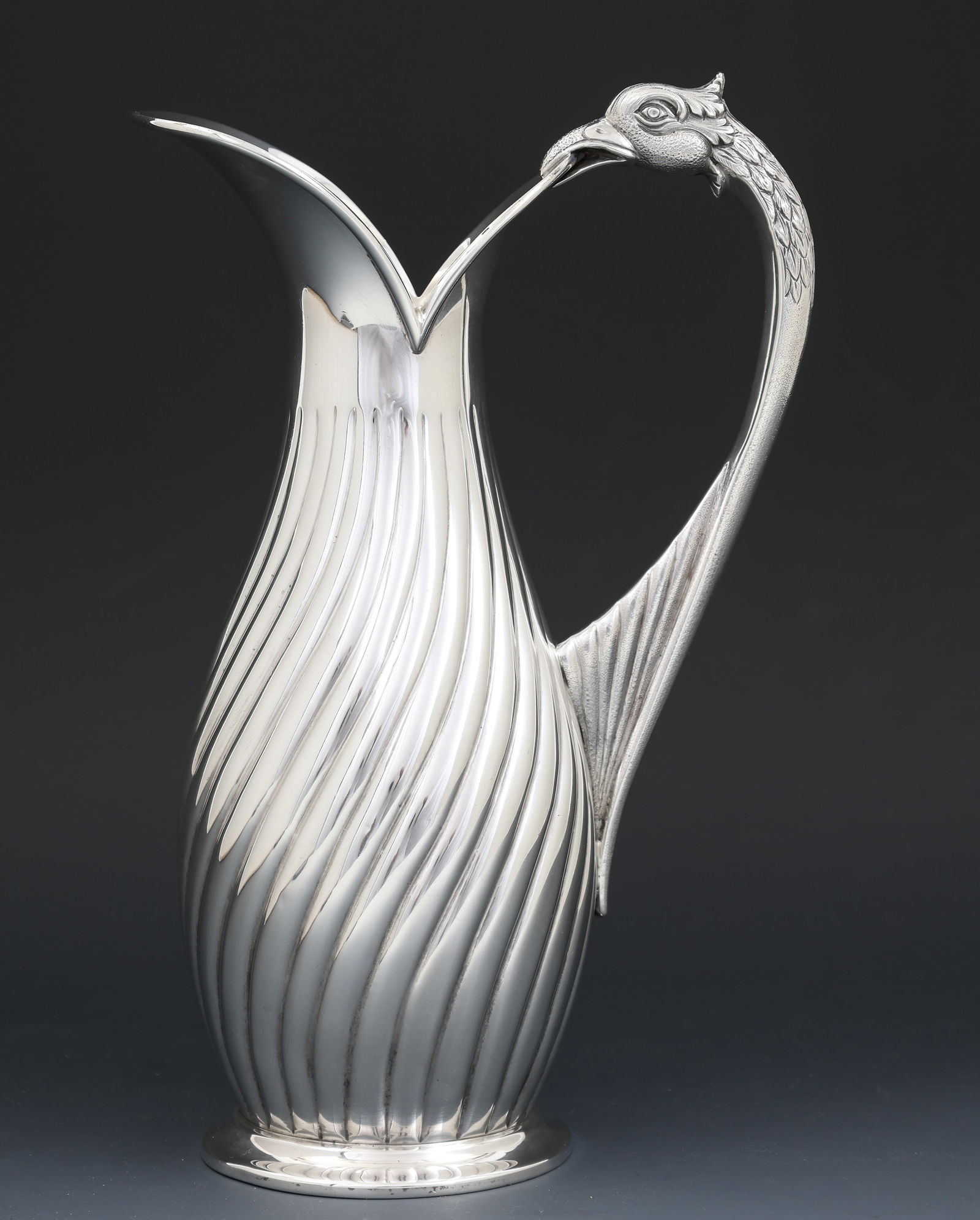 Sterling Silver Figural Ewer - 5