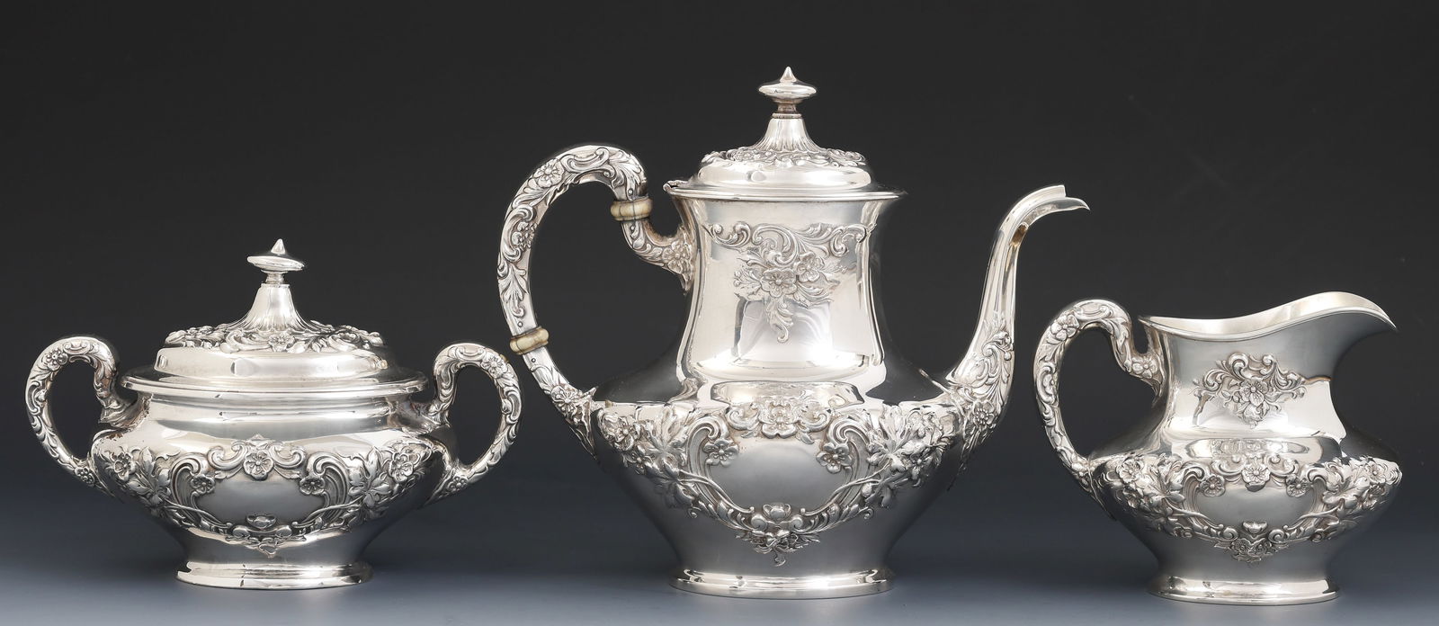 Gorham "Buttercup" Sterling Silver Coffee Service (1 of 15)