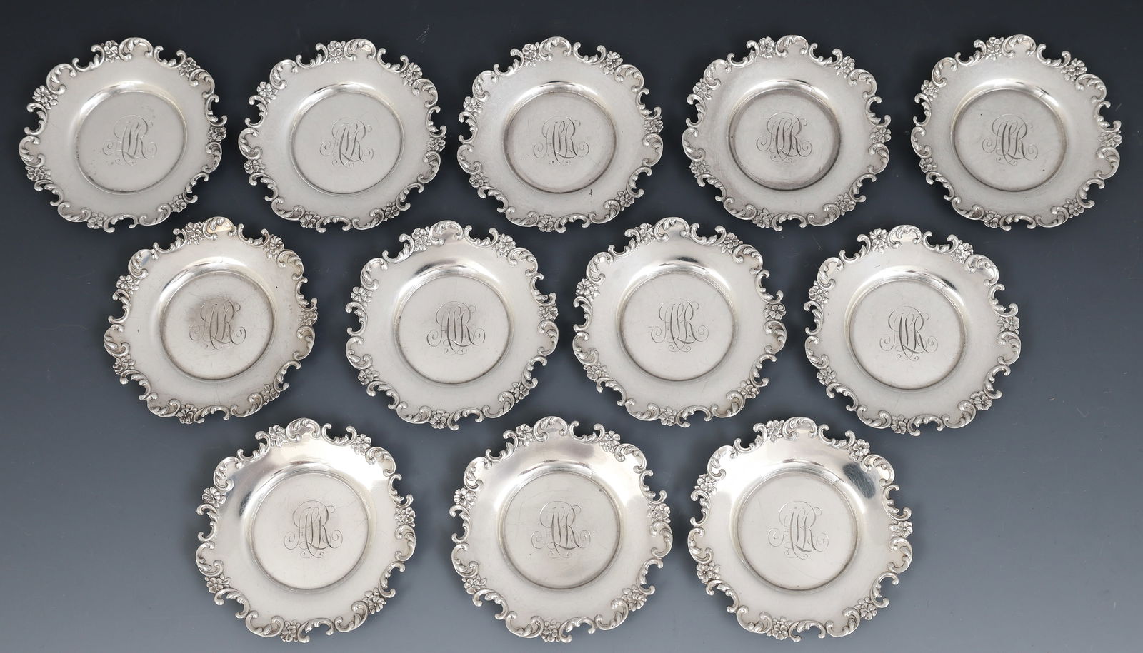 George W. Shiebler Sterling Silver Butter Pats (1 of 7)