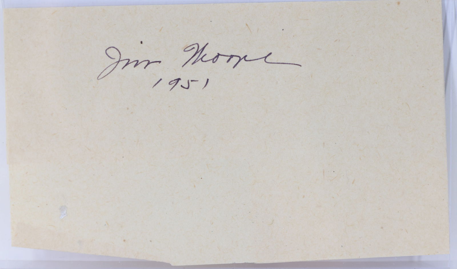 Autograph of Famed Athlete Jim Thorpe (1 of 4)