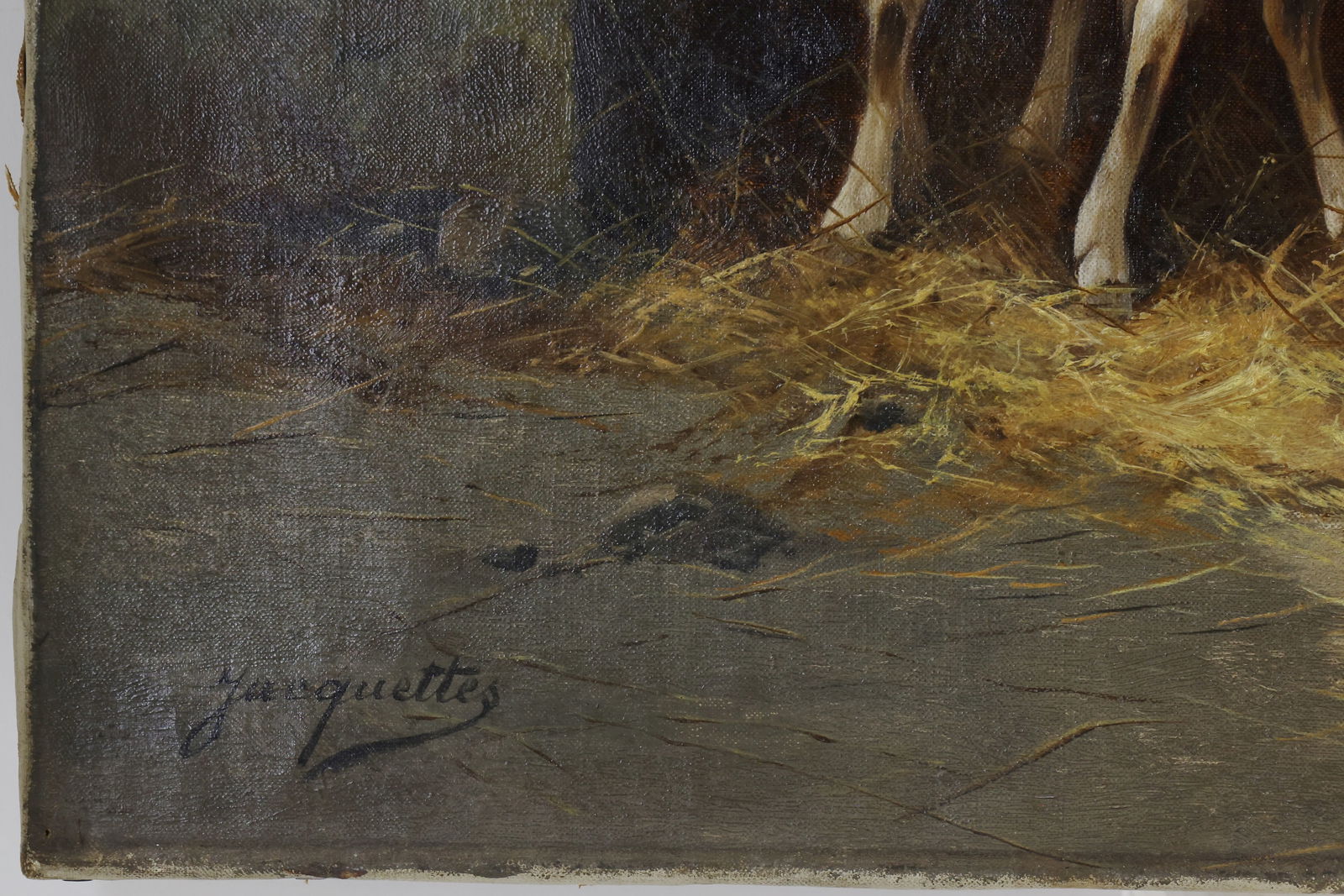 Oil on Canvas. Signed - 5