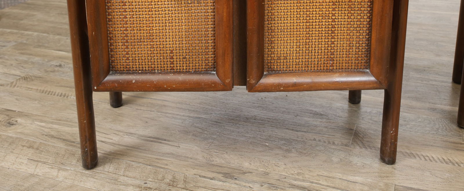 Walnut and Cane Nightstands - 14