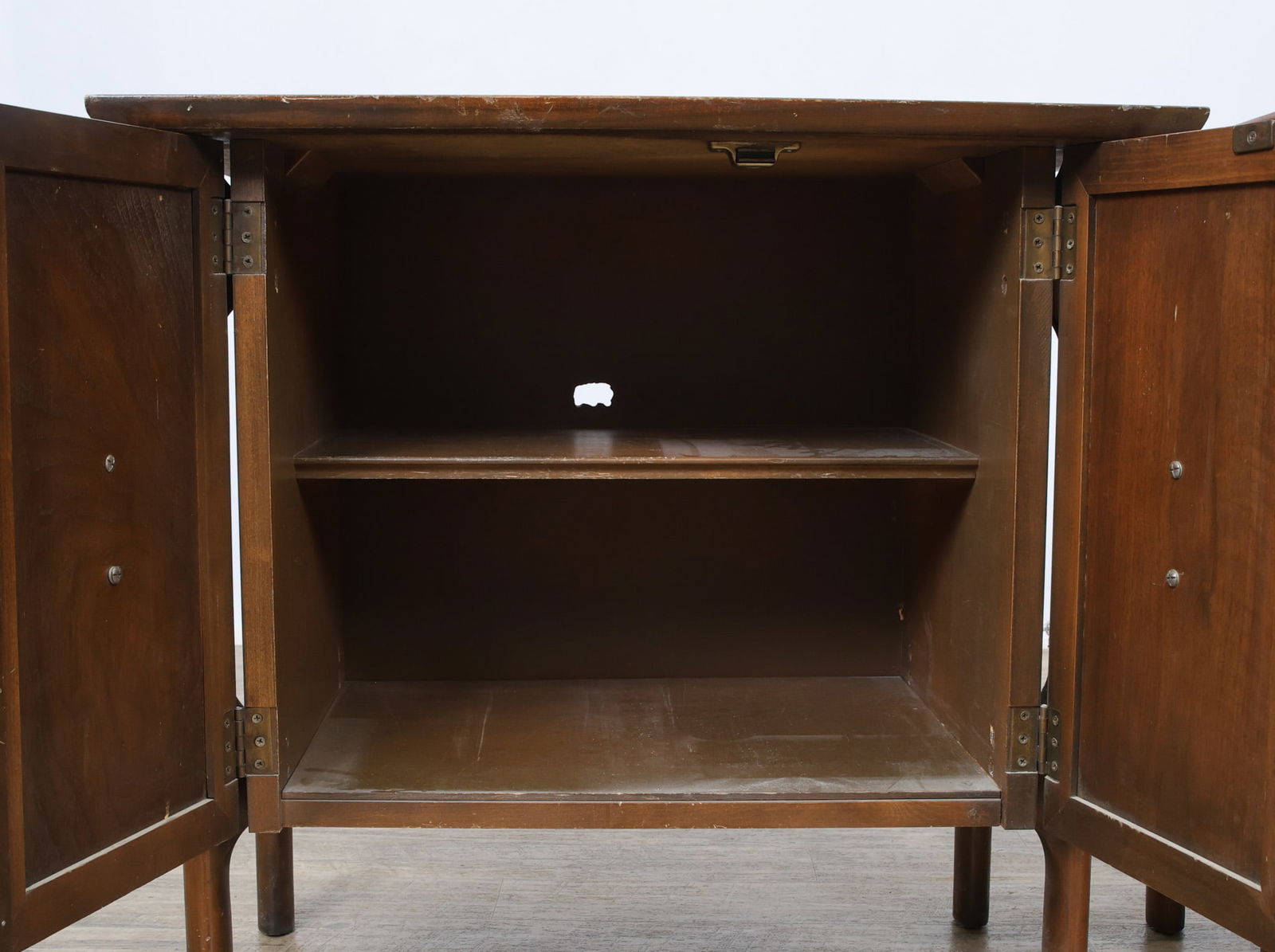 Walnut and Cane Nightstands - 4