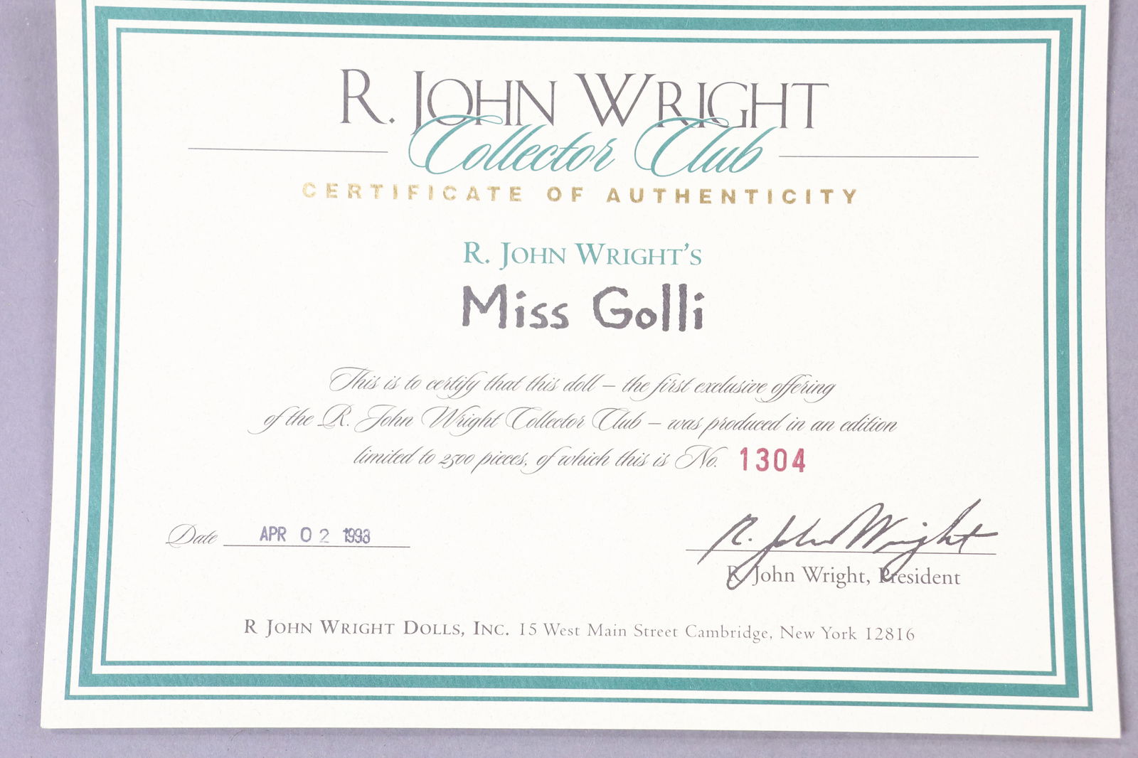 R. JOHN WRIGHT. - 10