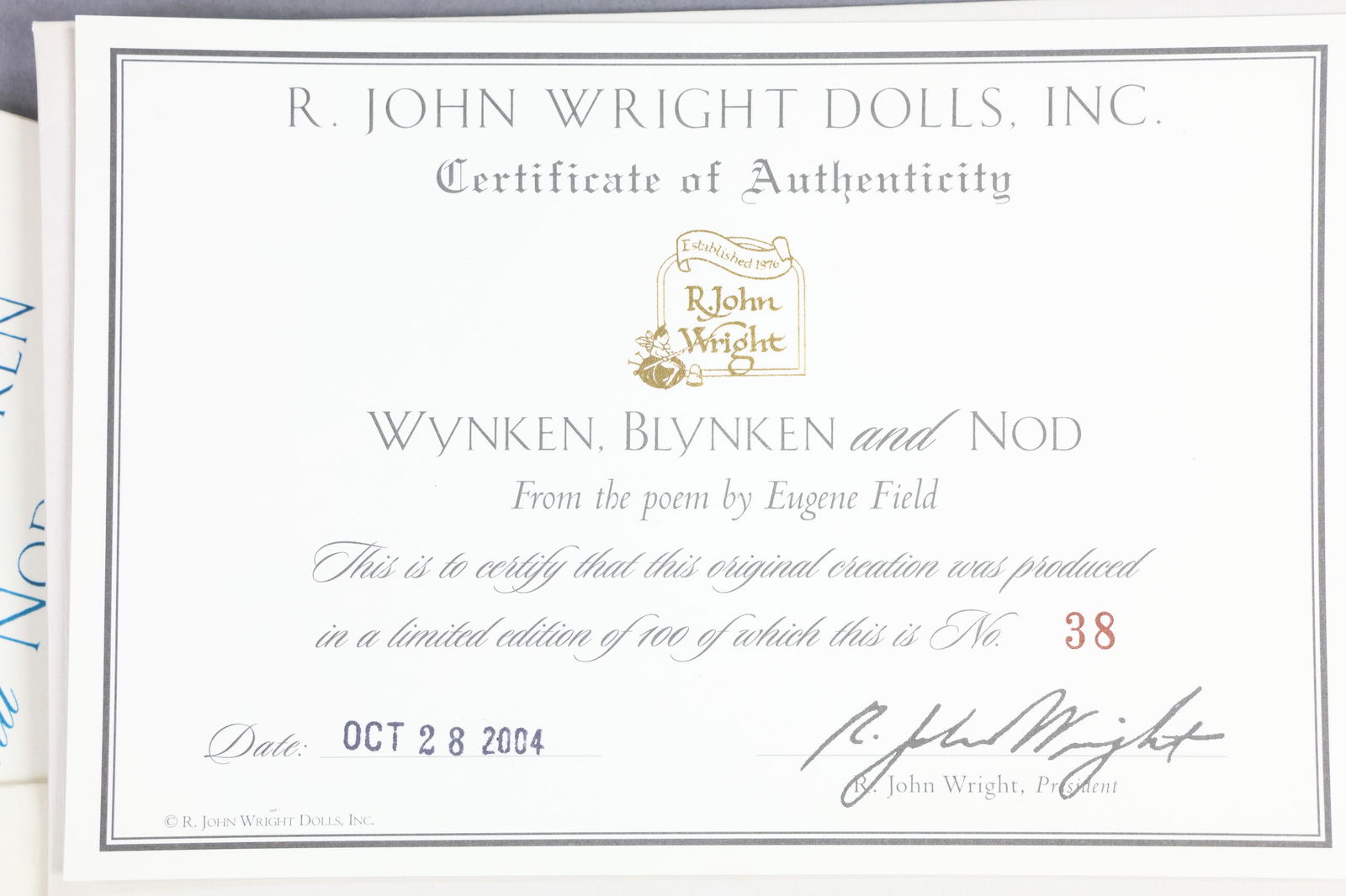 R. JOHN WRIGHT. - 14