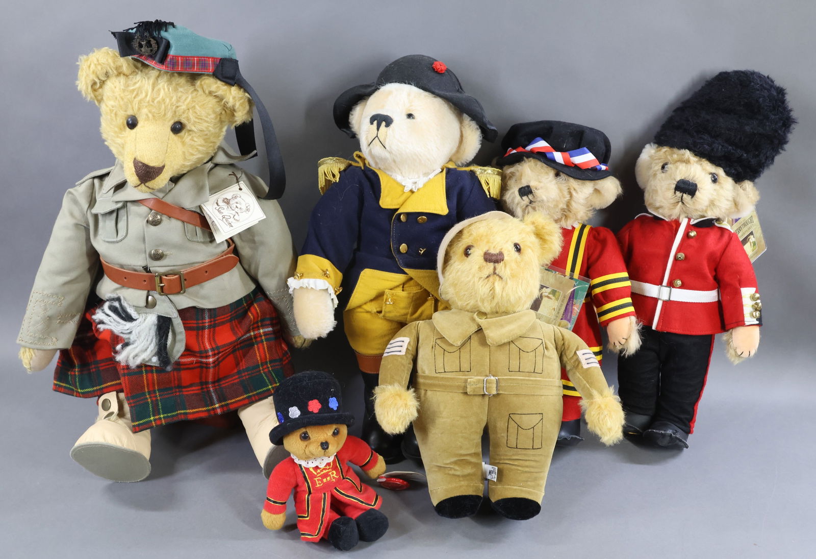 DRESSED MOHAIR/OTHER BEARS. (1 of 14)