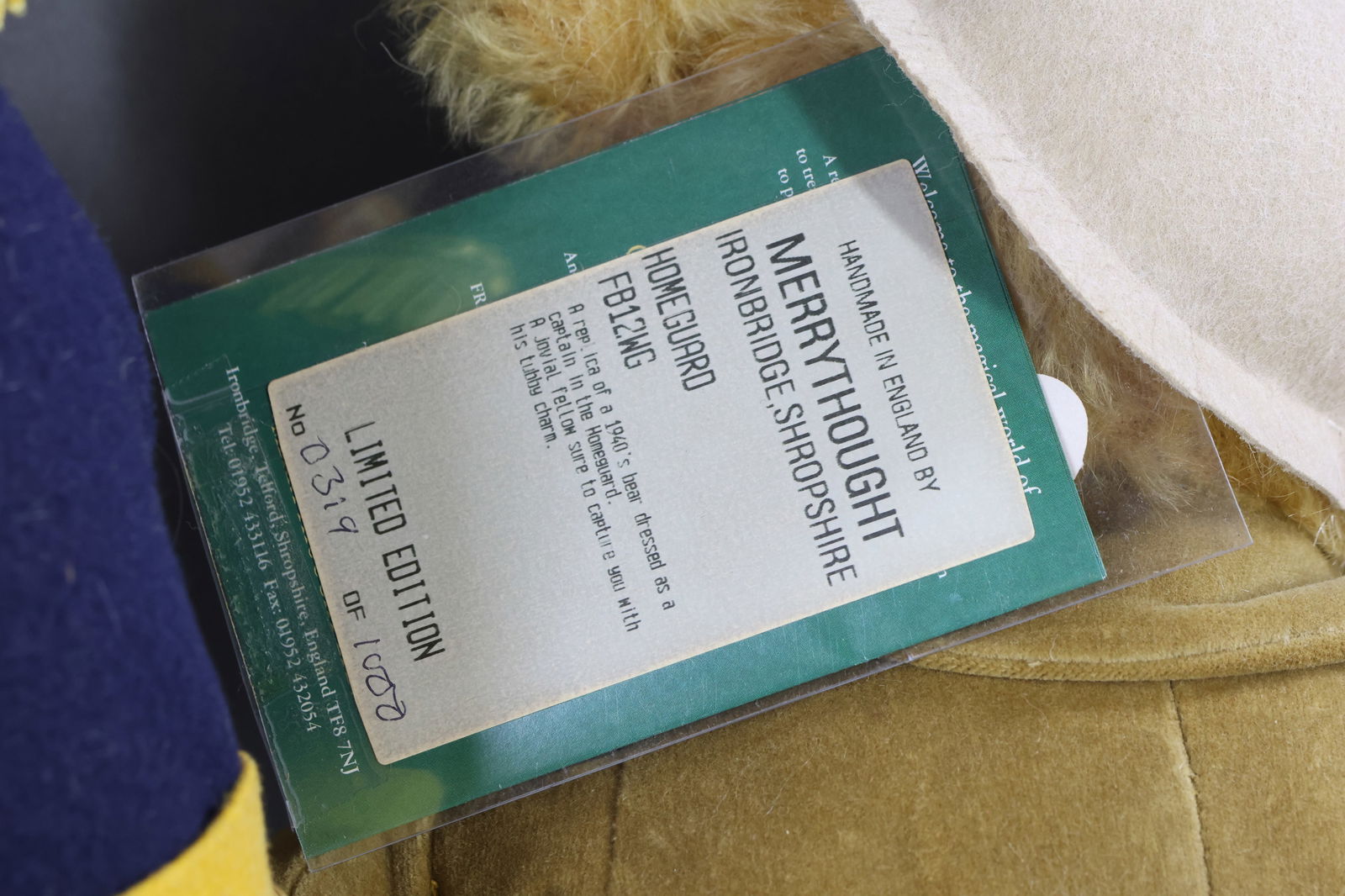 DRESSED MOHAIR/OTHER BEARS. - 8