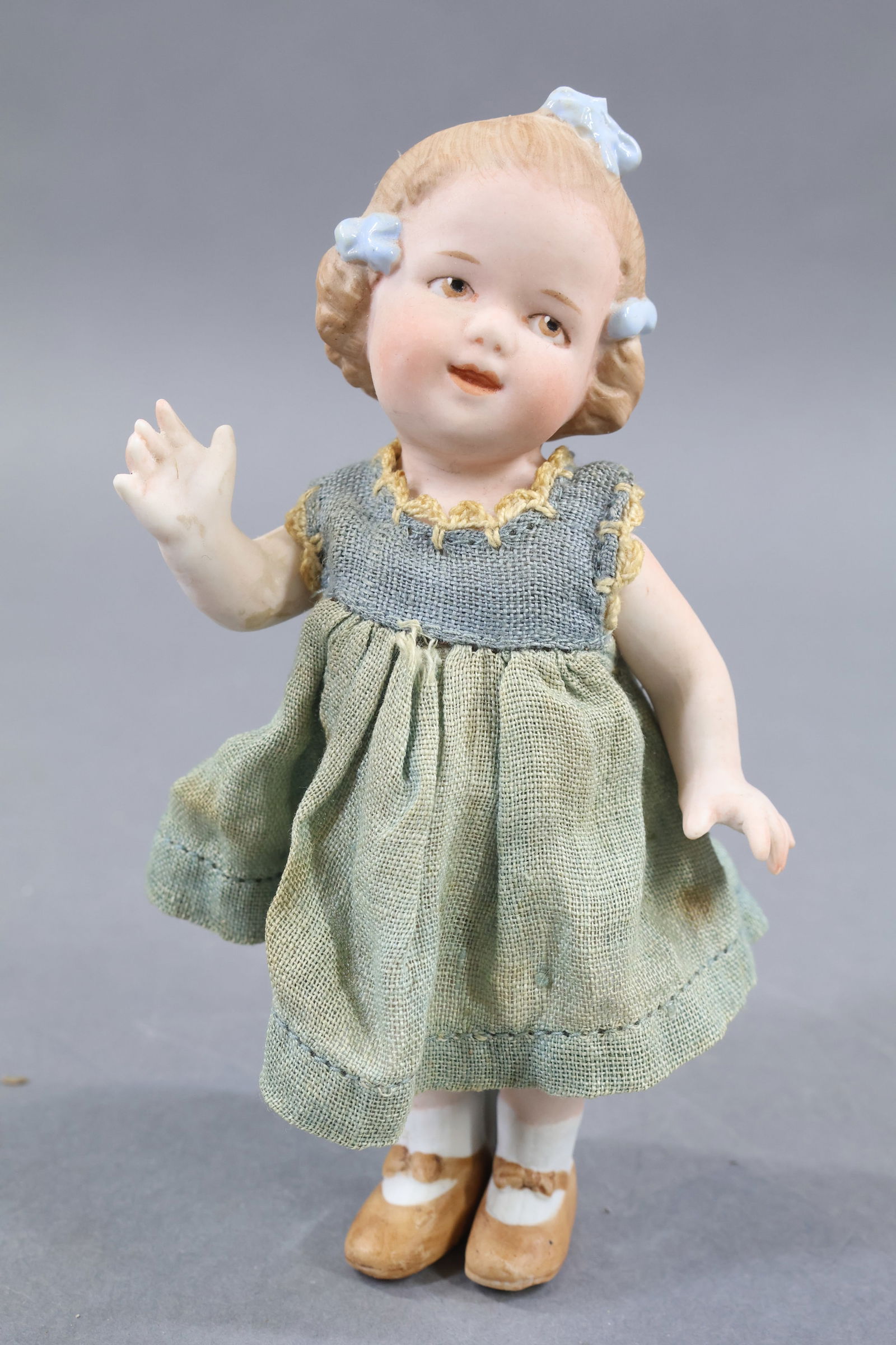 GERMAN ALL BISQUE DOLLS. - 10