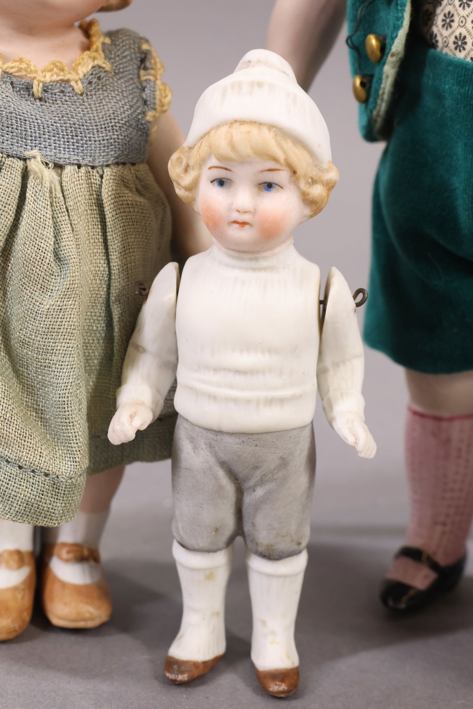 GERMAN ALL BISQUE DOLLS. - 2