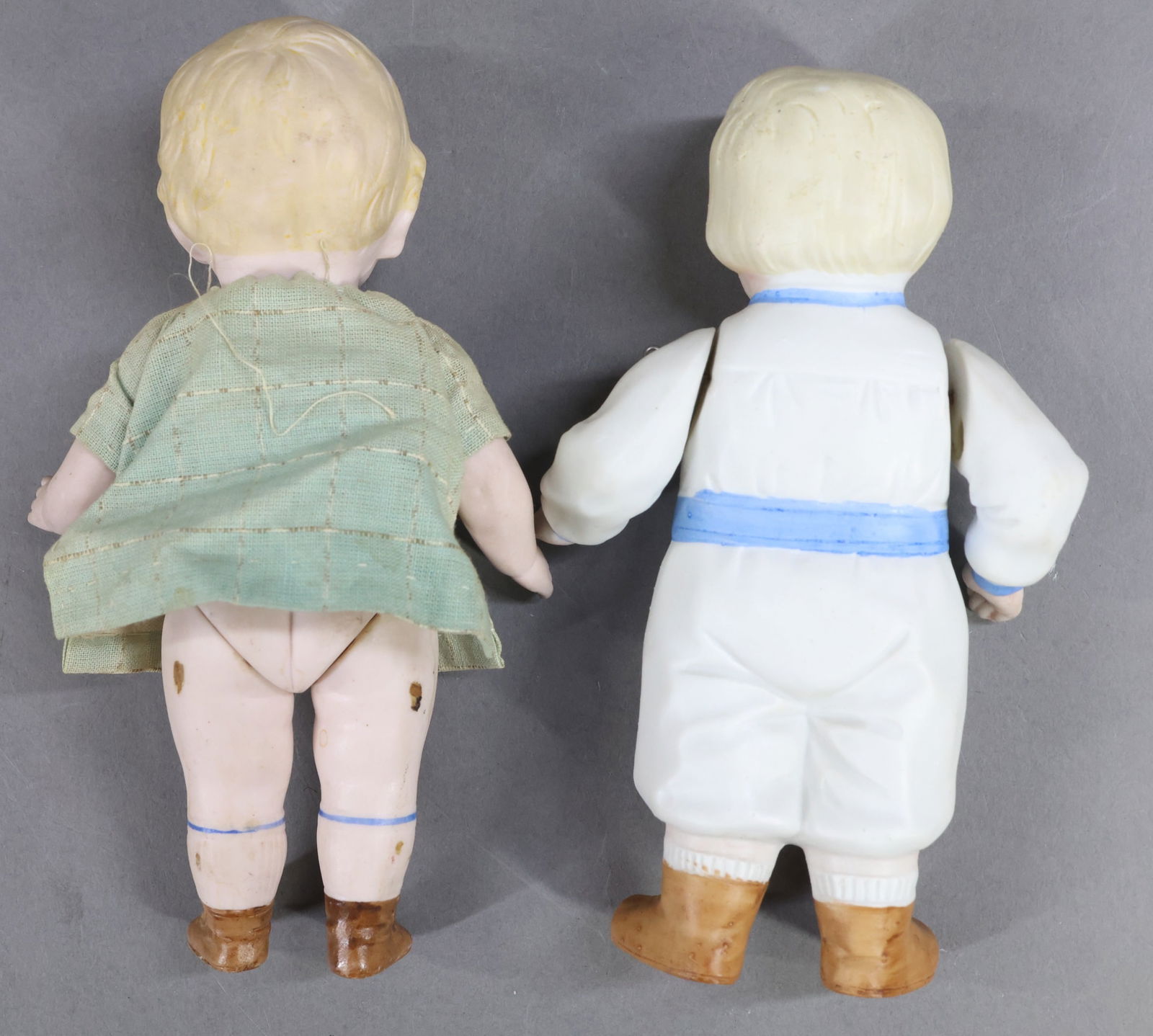 GERMAN ALL BISQUE DOLLS. - 12