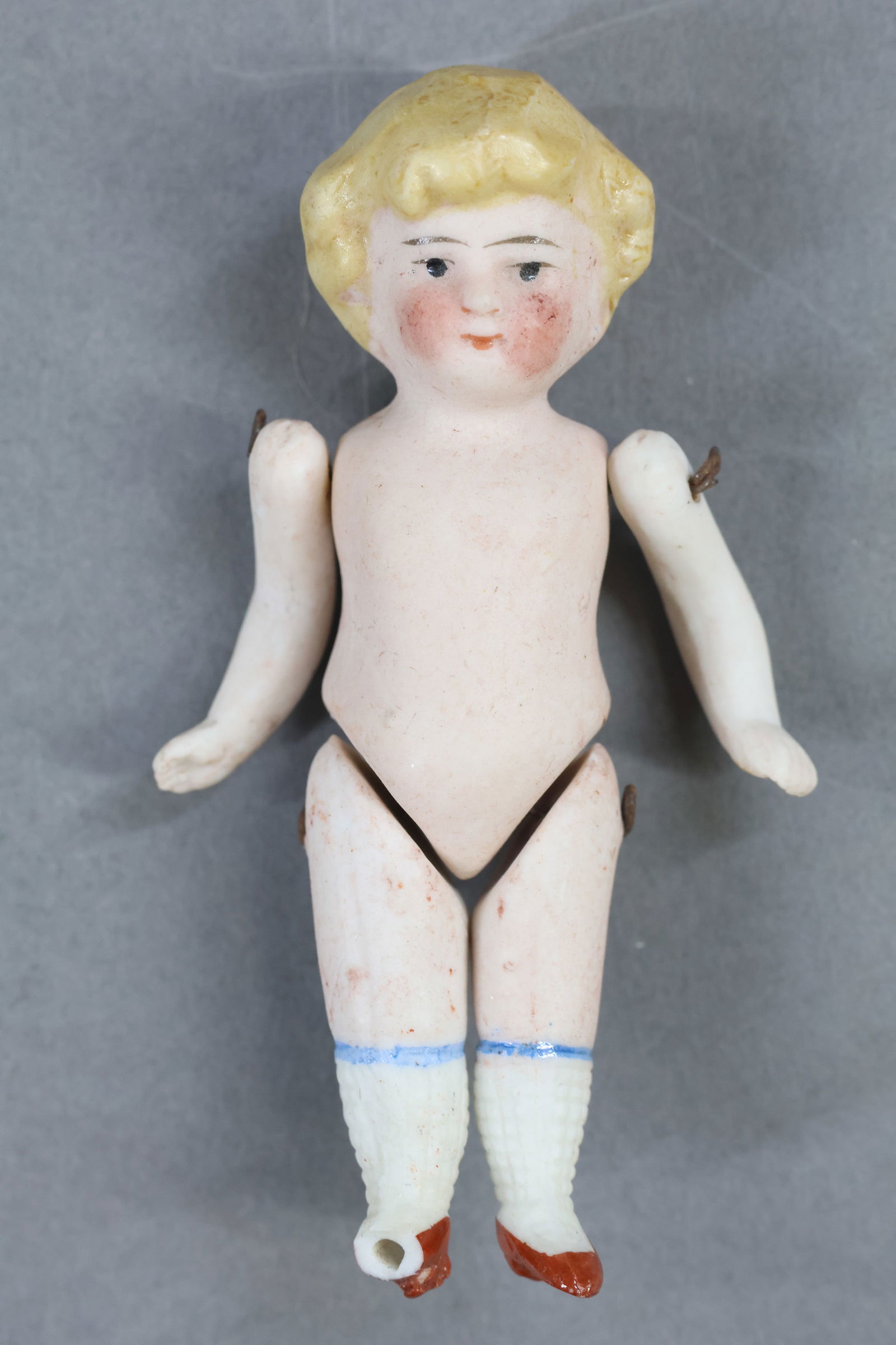 GERMAN ALL BISQUE DOLLS. - 2