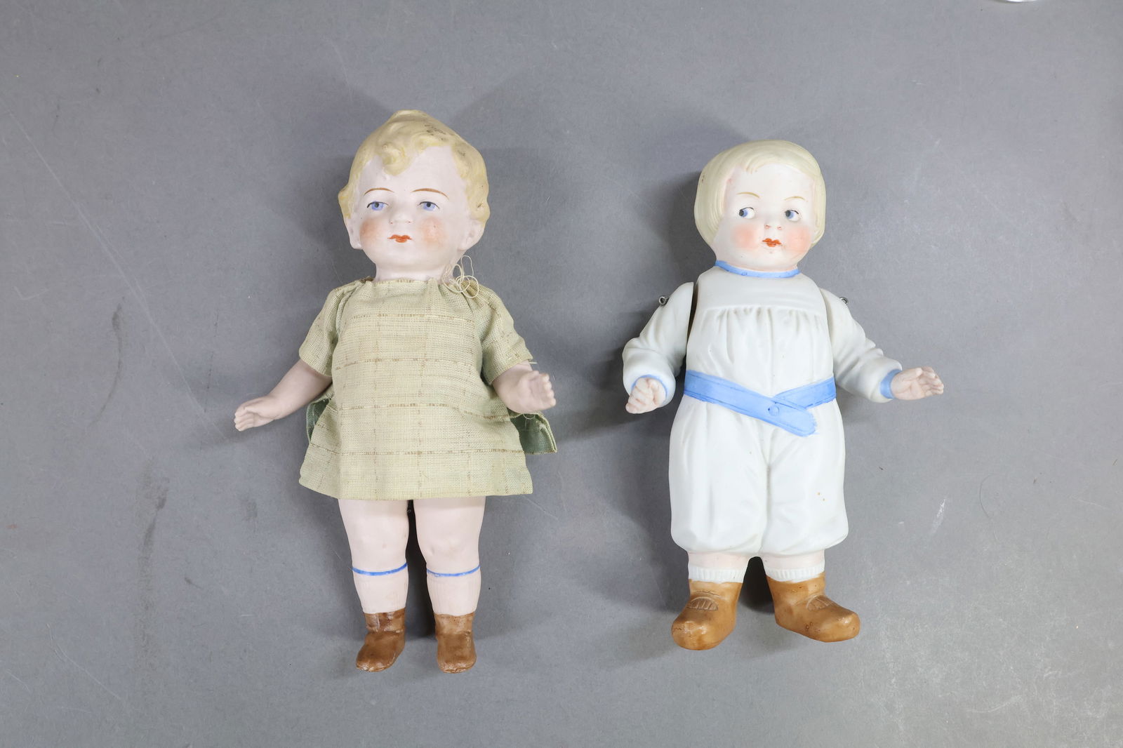 GERMAN ALL BISQUE DOLLS. - 9