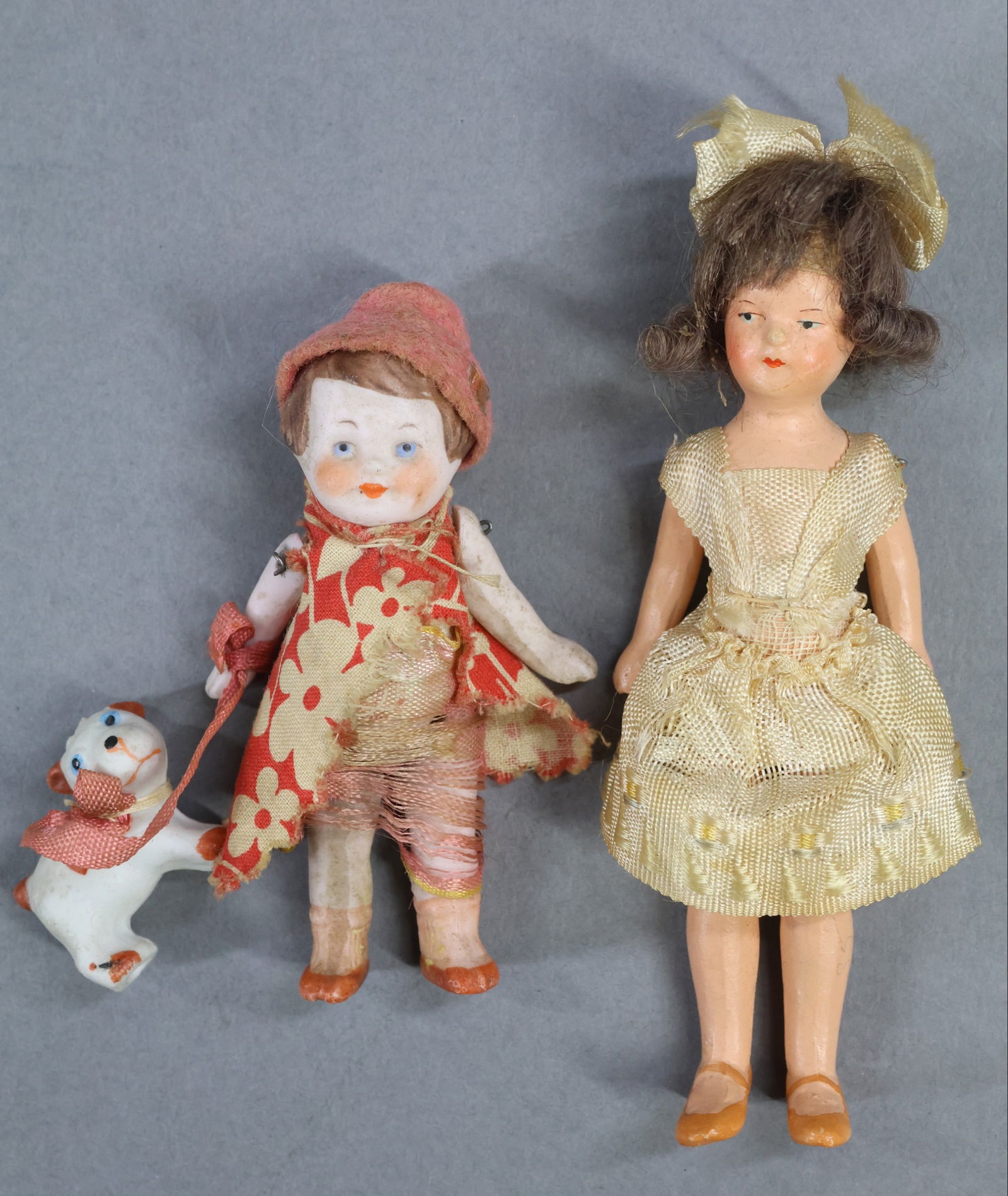 GERMAN ALL BISQUE DOLLS. - 6