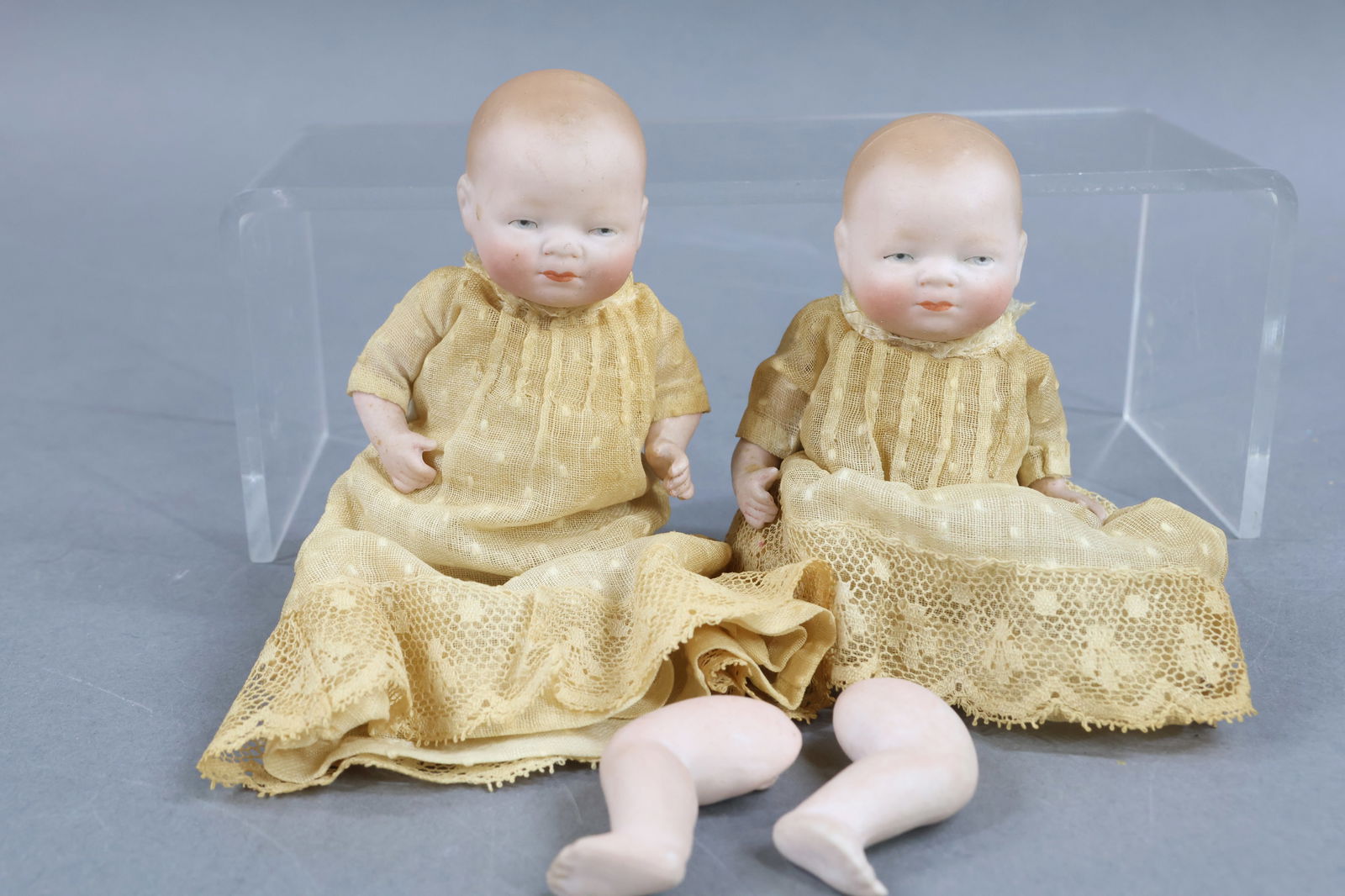 BISQUE DOLLS, 12" UNDER. - 11