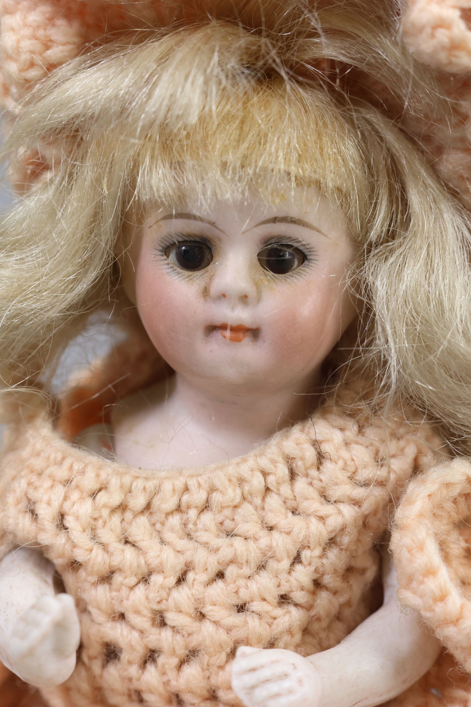 BISQUE DOLLS, 12" UNDER. - 3