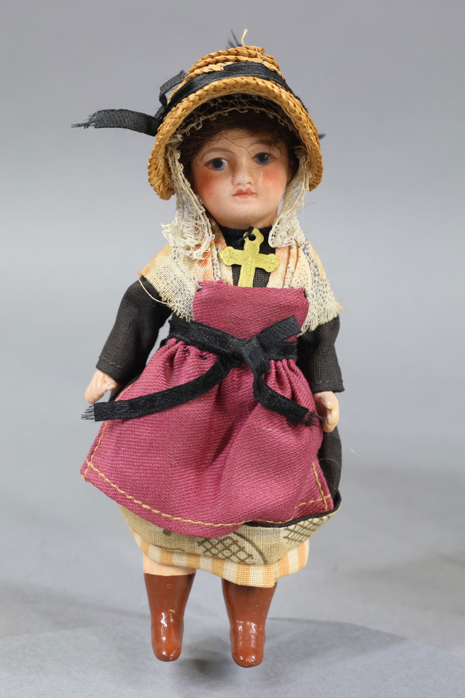 BISQUE DOLLS, 12" UNDER. - 5