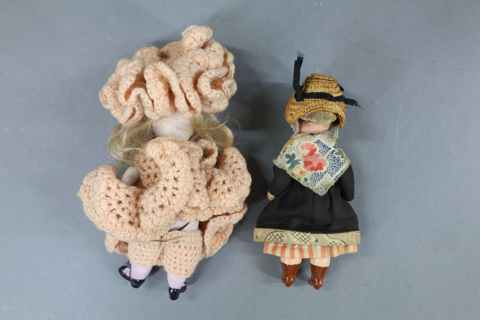 BISQUE DOLLS, 12" UNDER. - 8