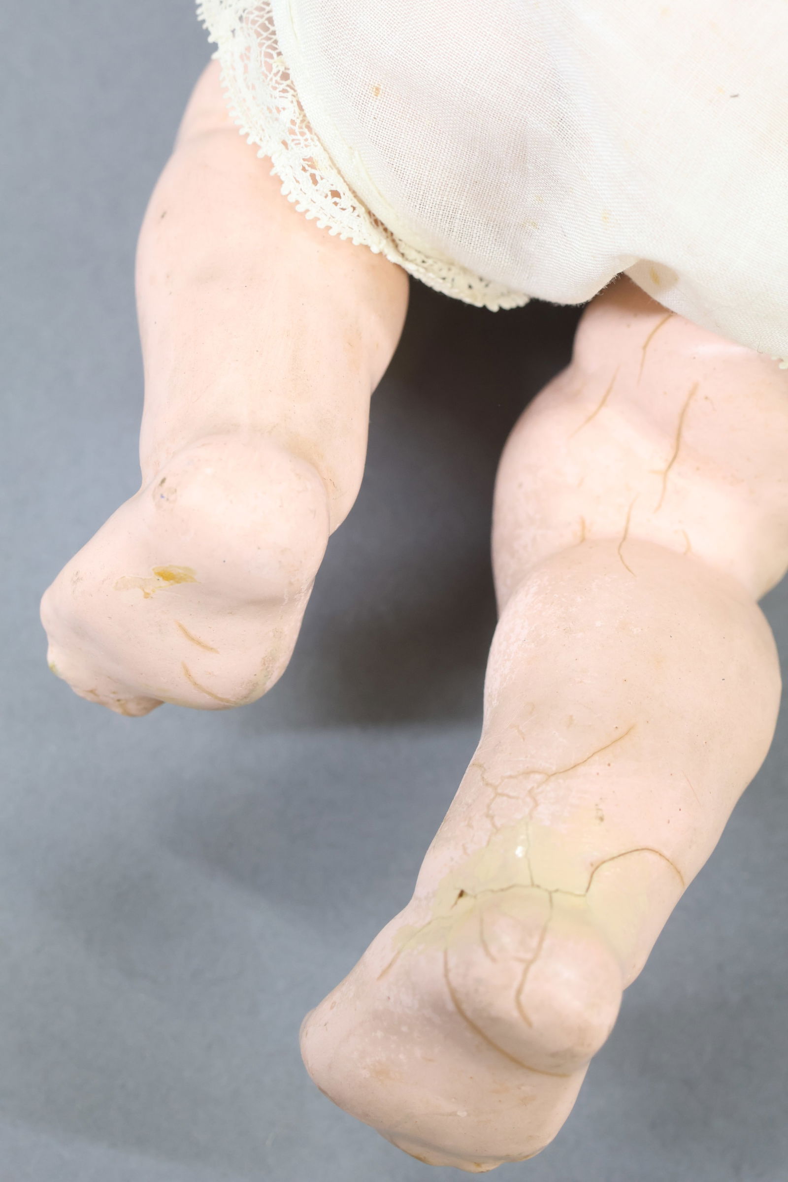 BISQUE DOLLS, 12" UNDER. - 12