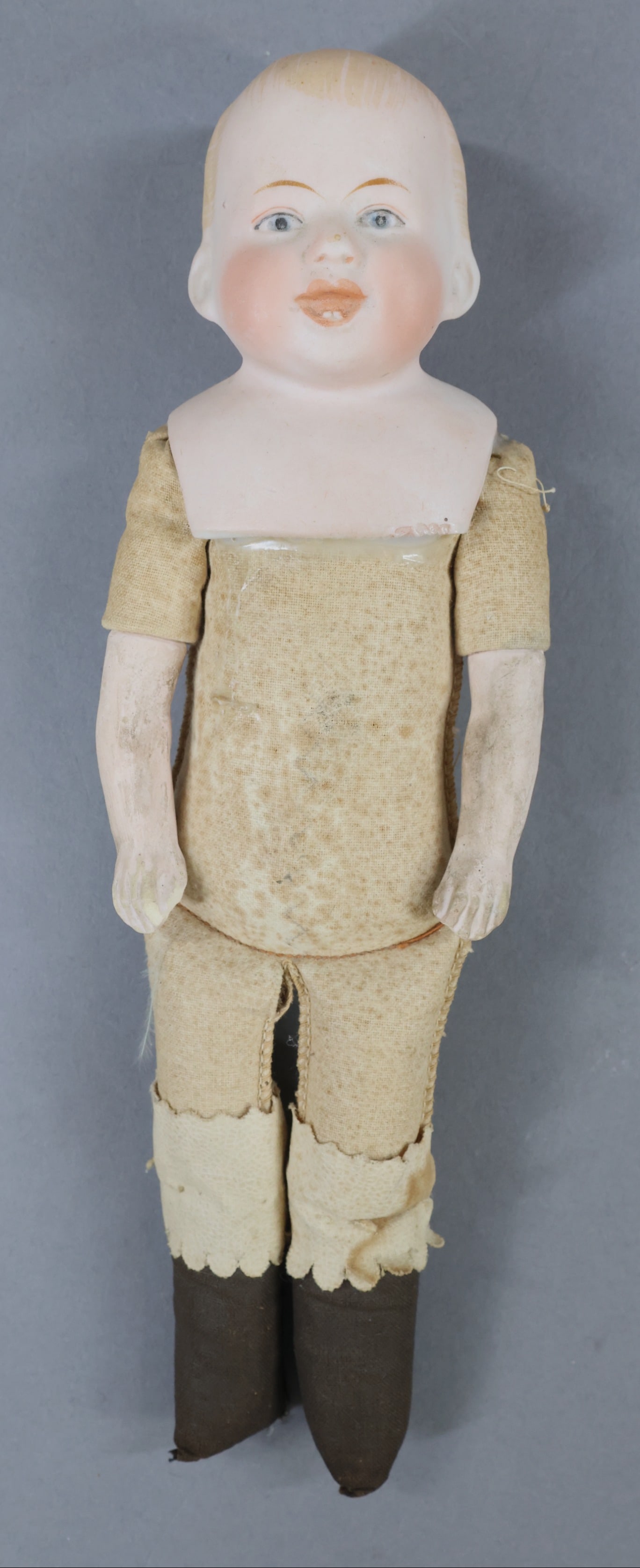 BISQUE DOLLS, 12" UNDER. - 2