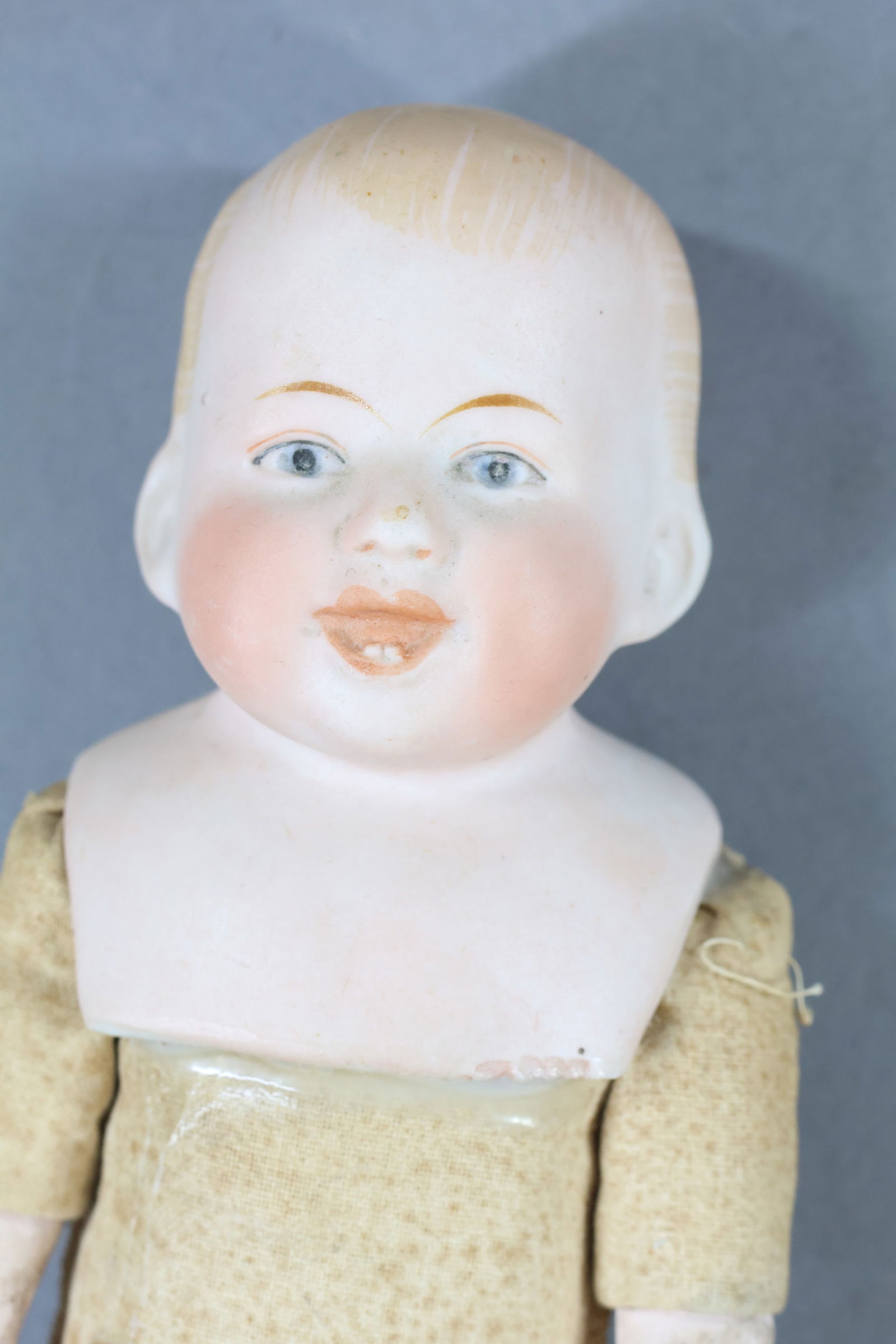 BISQUE DOLLS, 12" UNDER. - 3