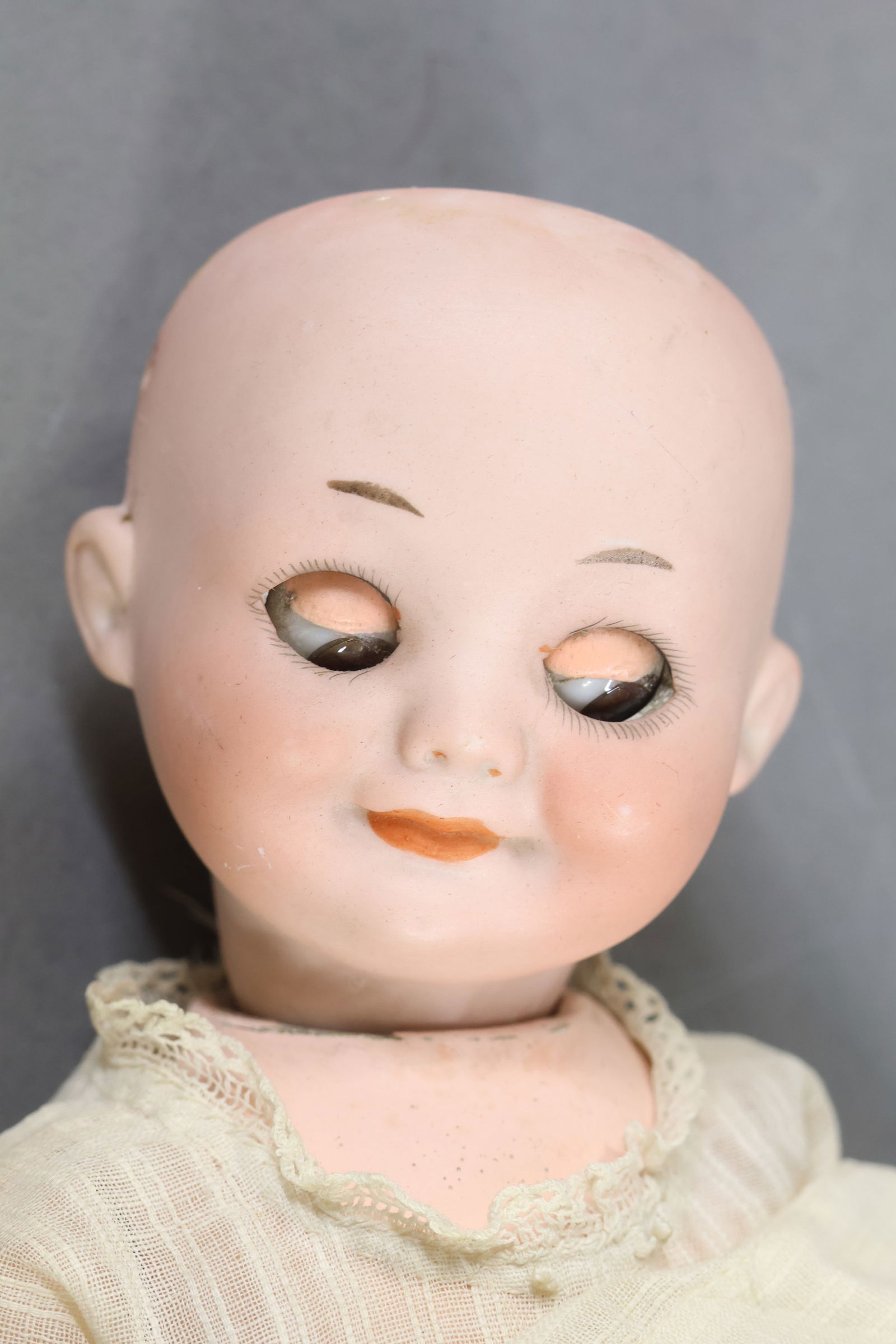 BISQUE GOOGLY EYE DOLLS. - 10