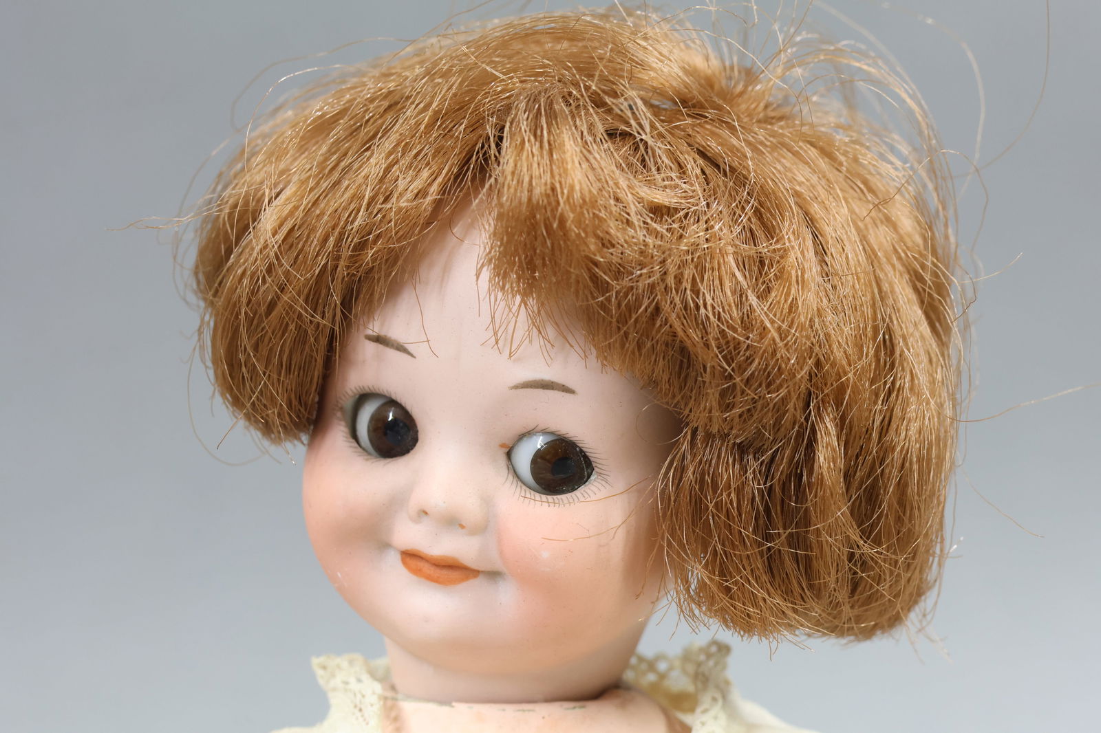 BISQUE GOOGLY EYE DOLLS. - 2