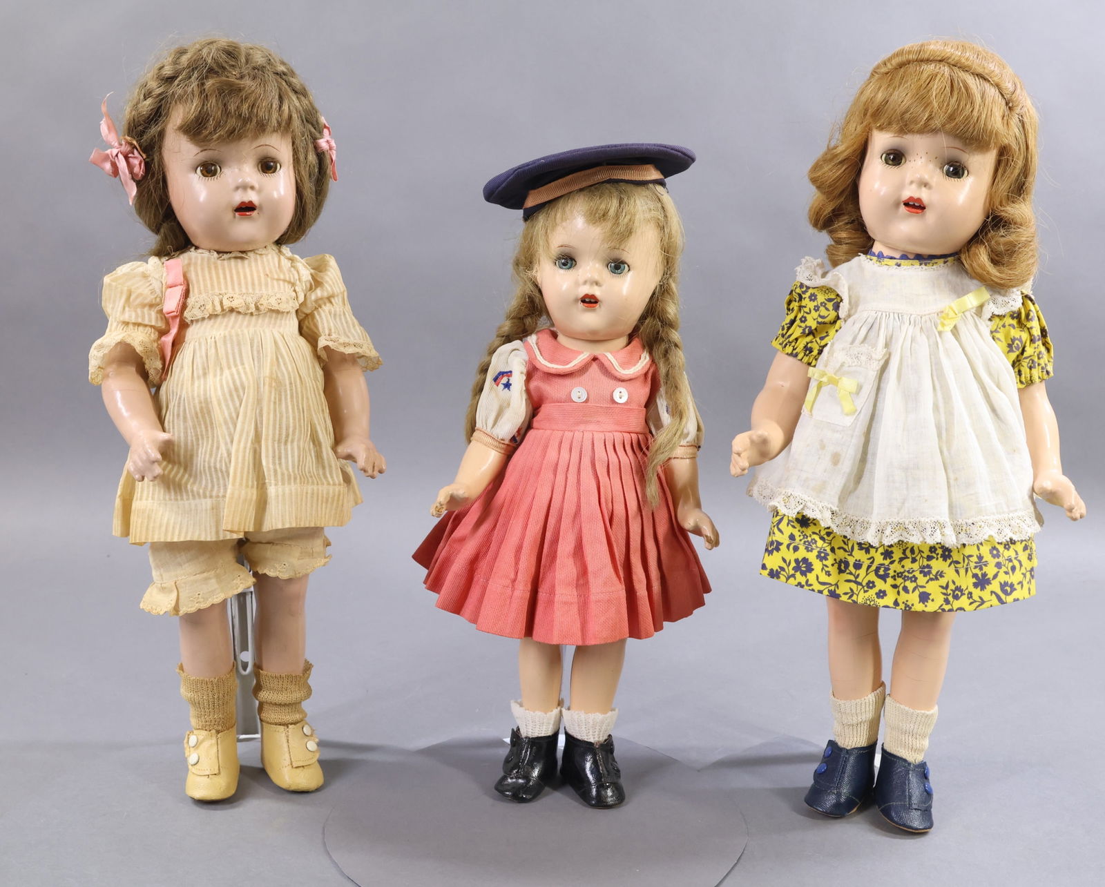 COMPOSITION DOLLS. (1 of 18)