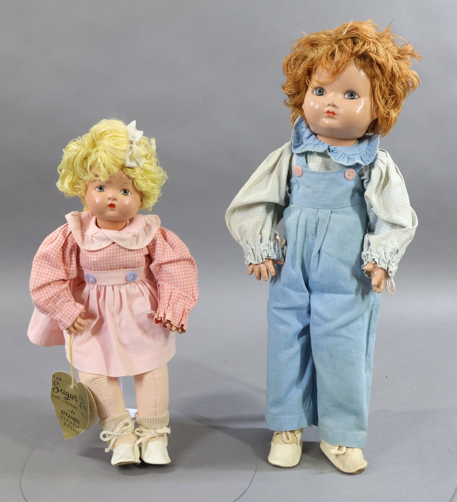 COMPOSITION DOLLS. (1 of 9)