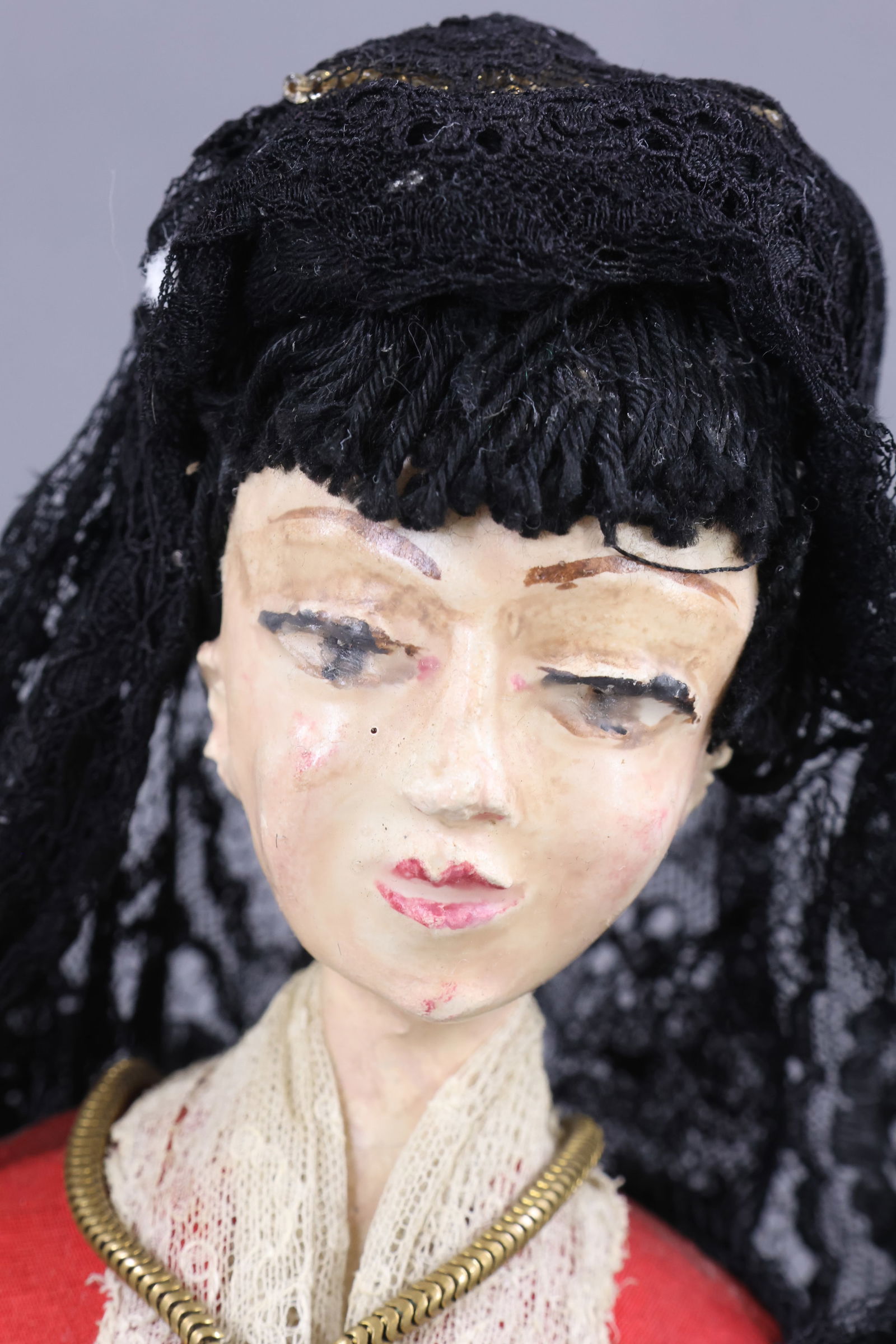 PAPIER MACHE/COMPOSITE DOLLS. - 7