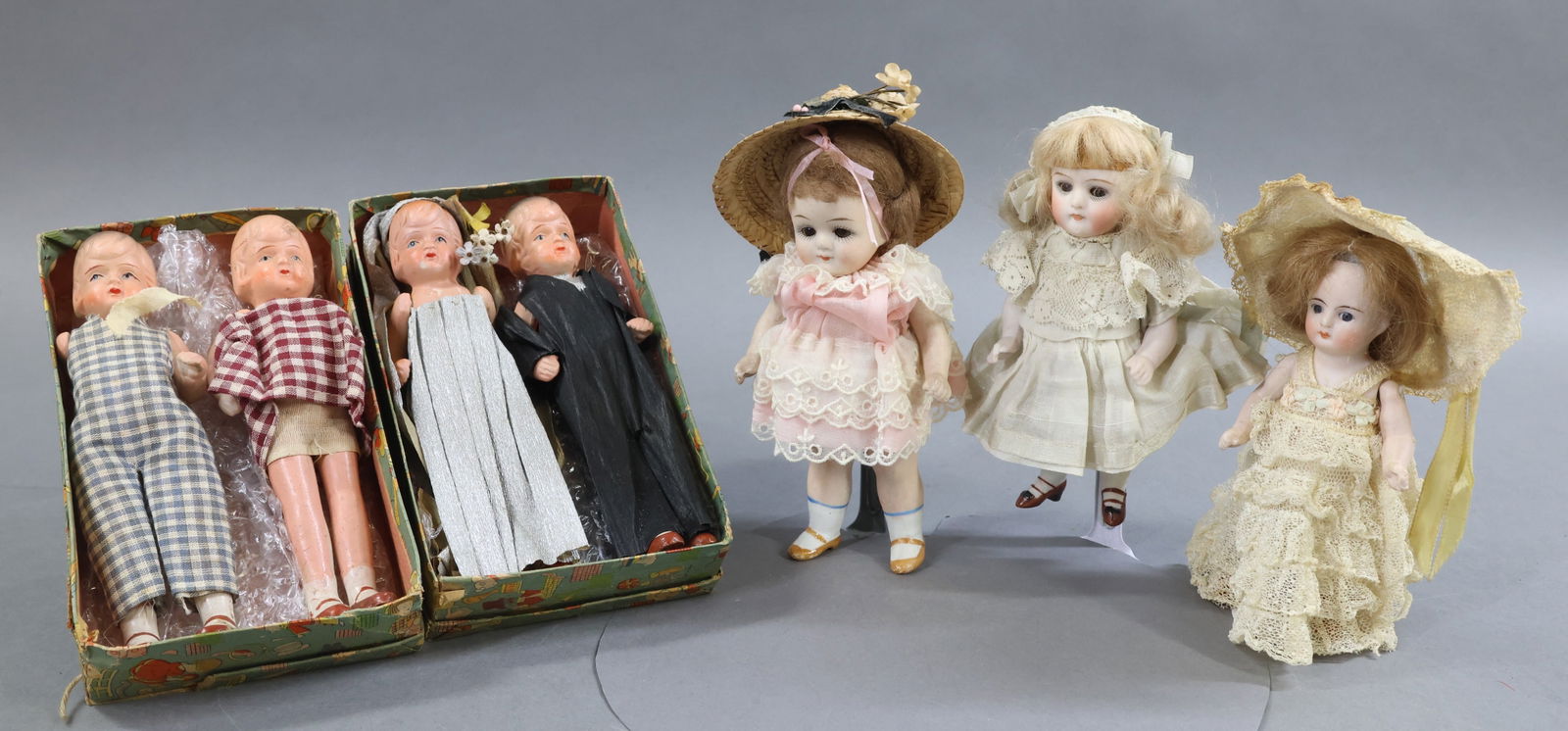 ALL BISQUE DOLLS. (1 of 12)