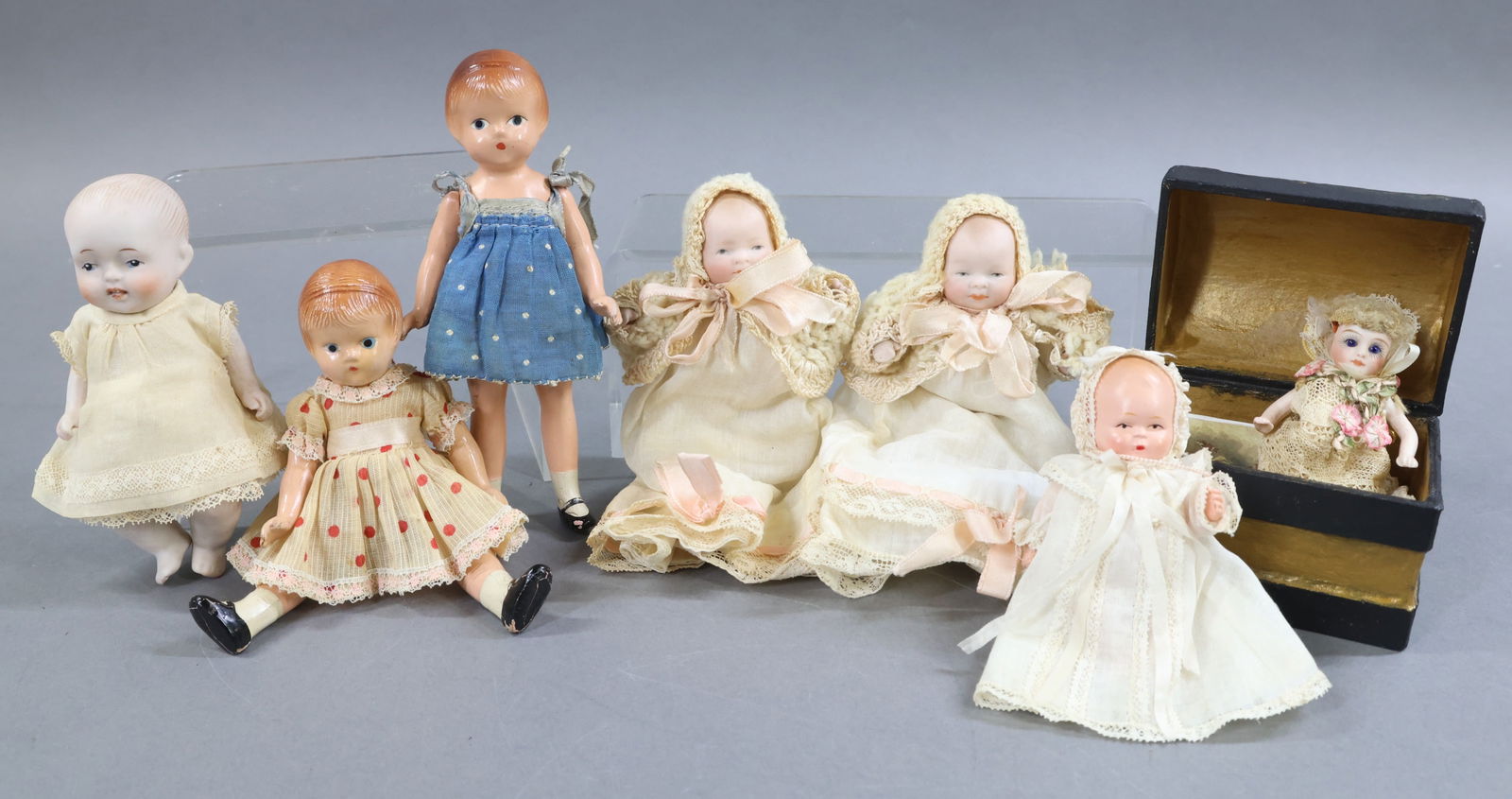 SMALL BISQUE & OTHER DOLLS. (1 of 15)