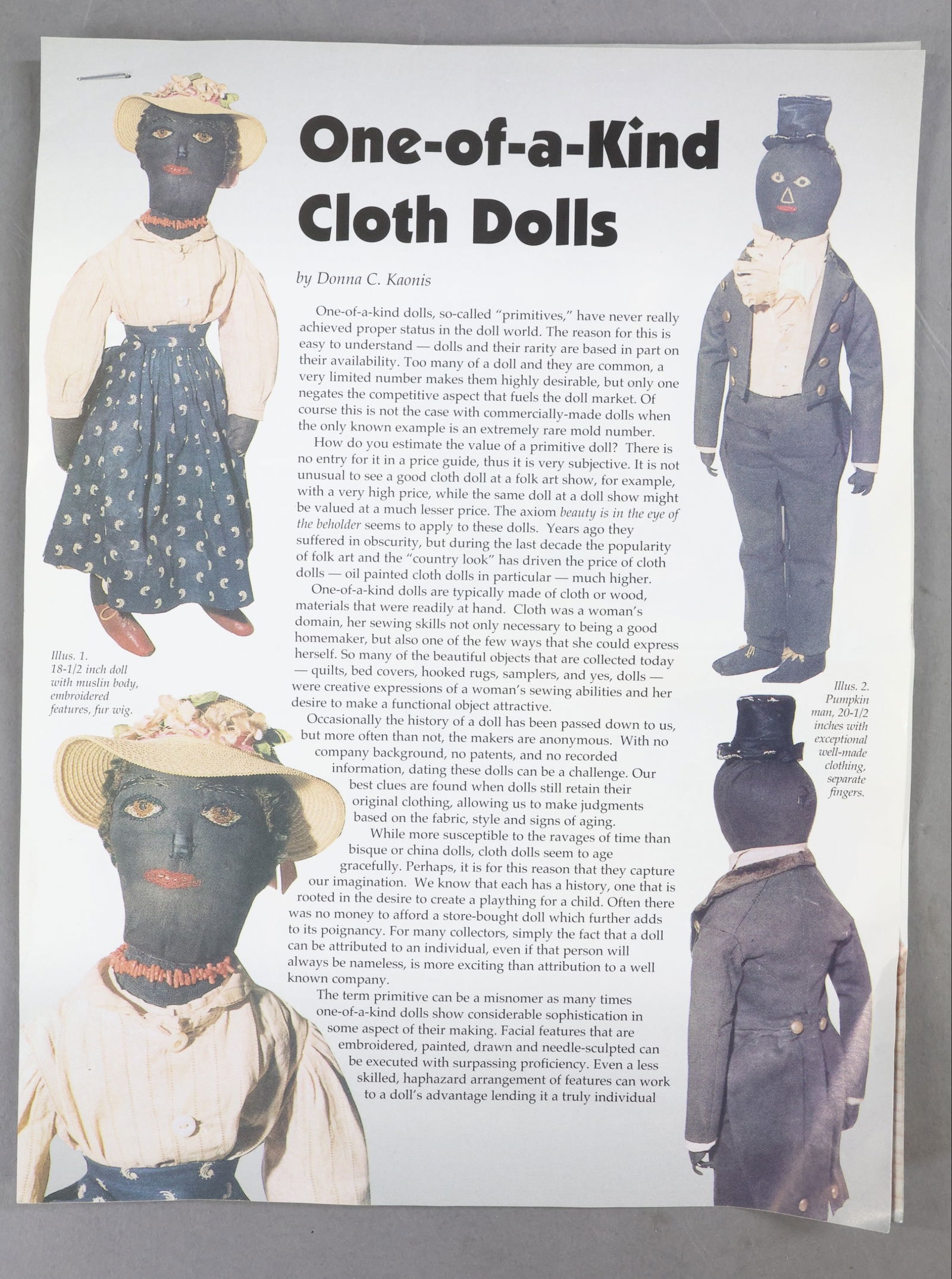 CLOTH DOLLS. - 8