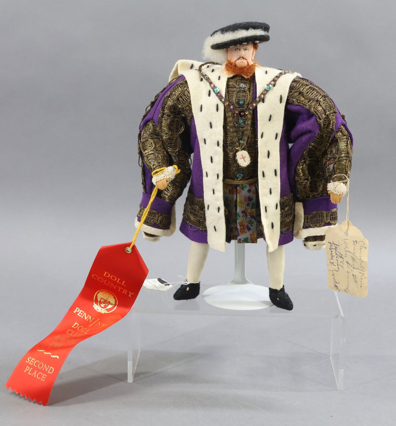 LIBERTY OF LONDON.: All original tagged KING HENRY VIII. Reign was 1509-1547. Stand. Condition: nothing observed. This lot is being sold AS IS.