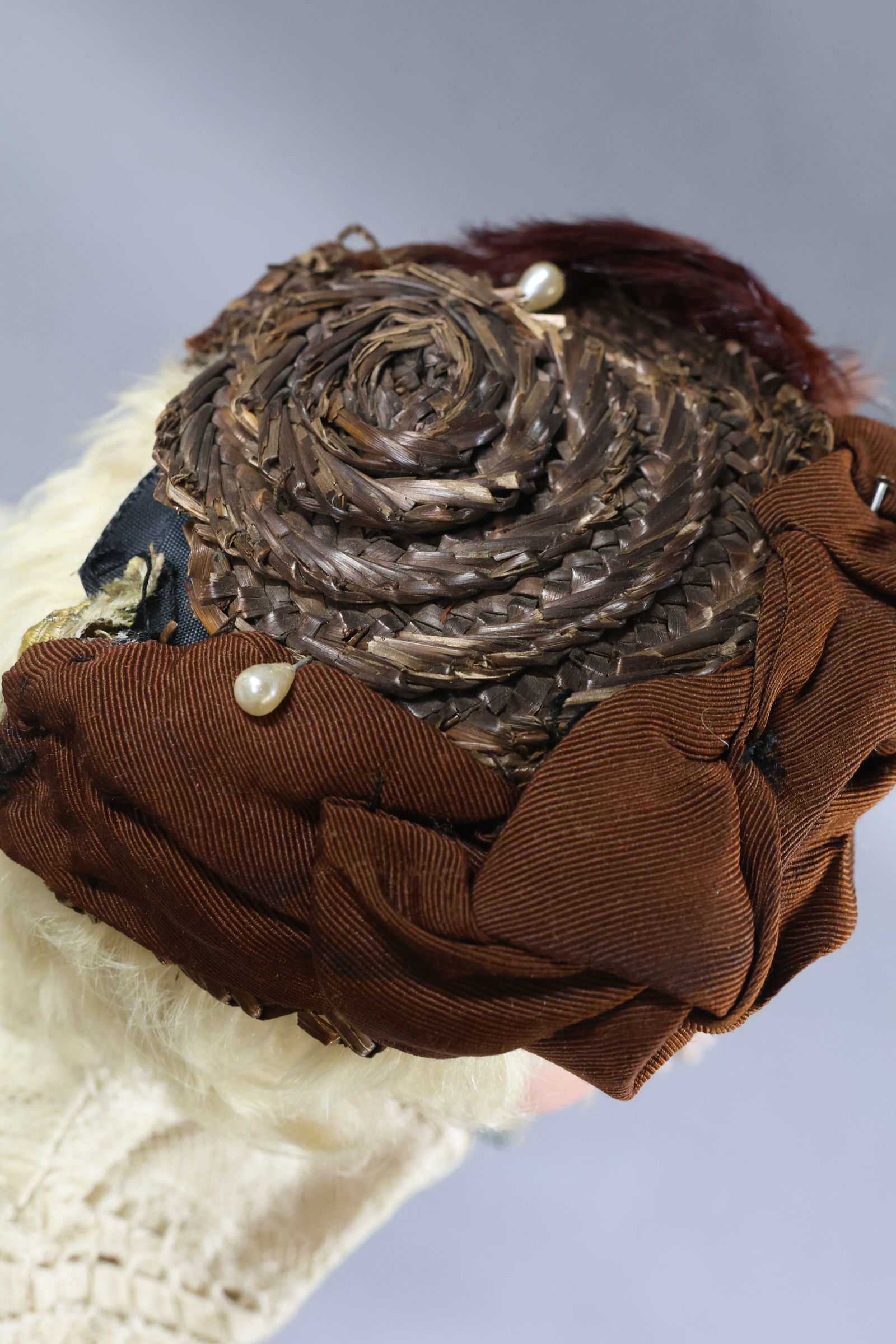 ANTIQUE FRENCH BISQUE HEAD DOLL. - 9