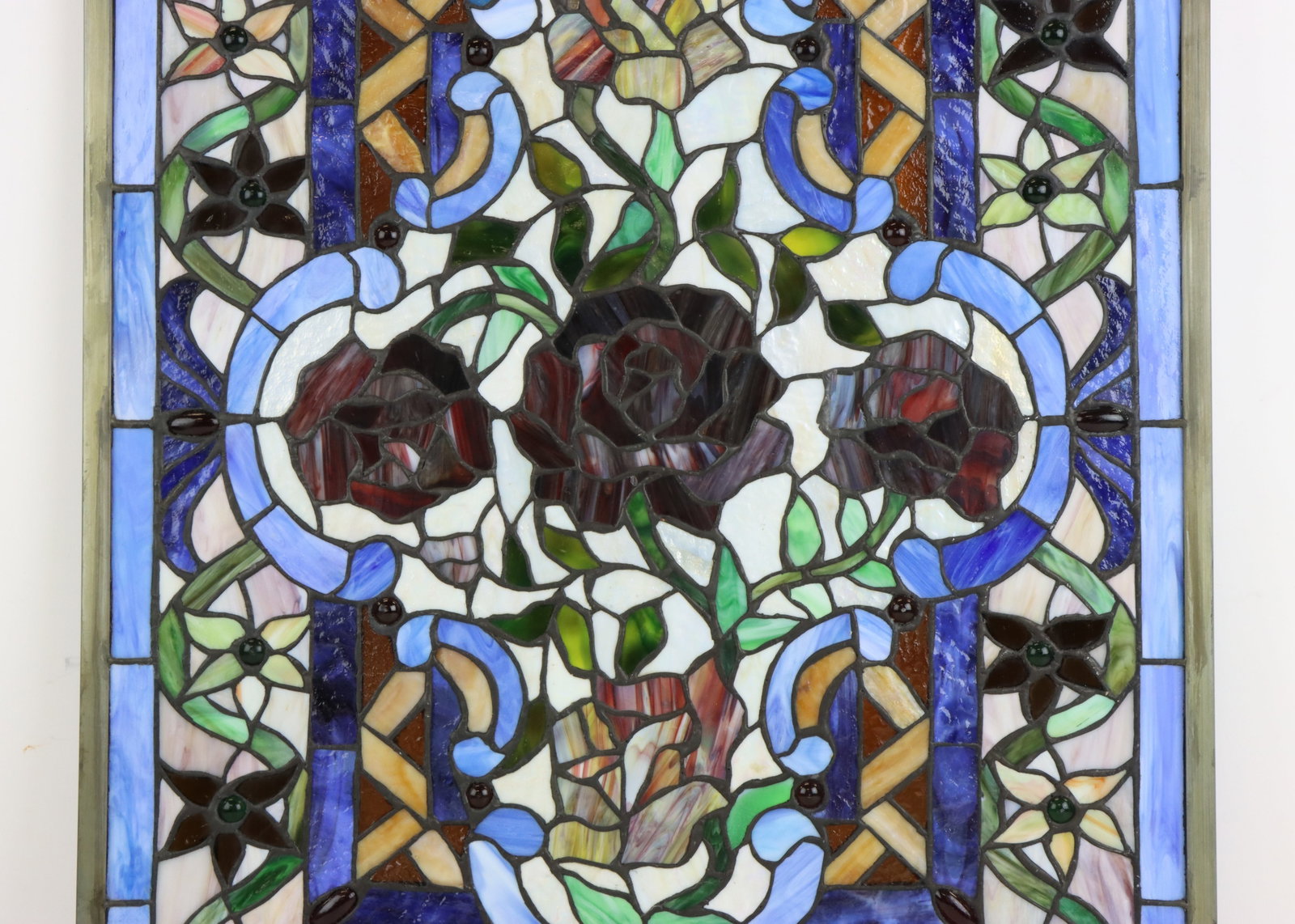 Slag Glass Window Panel - 3