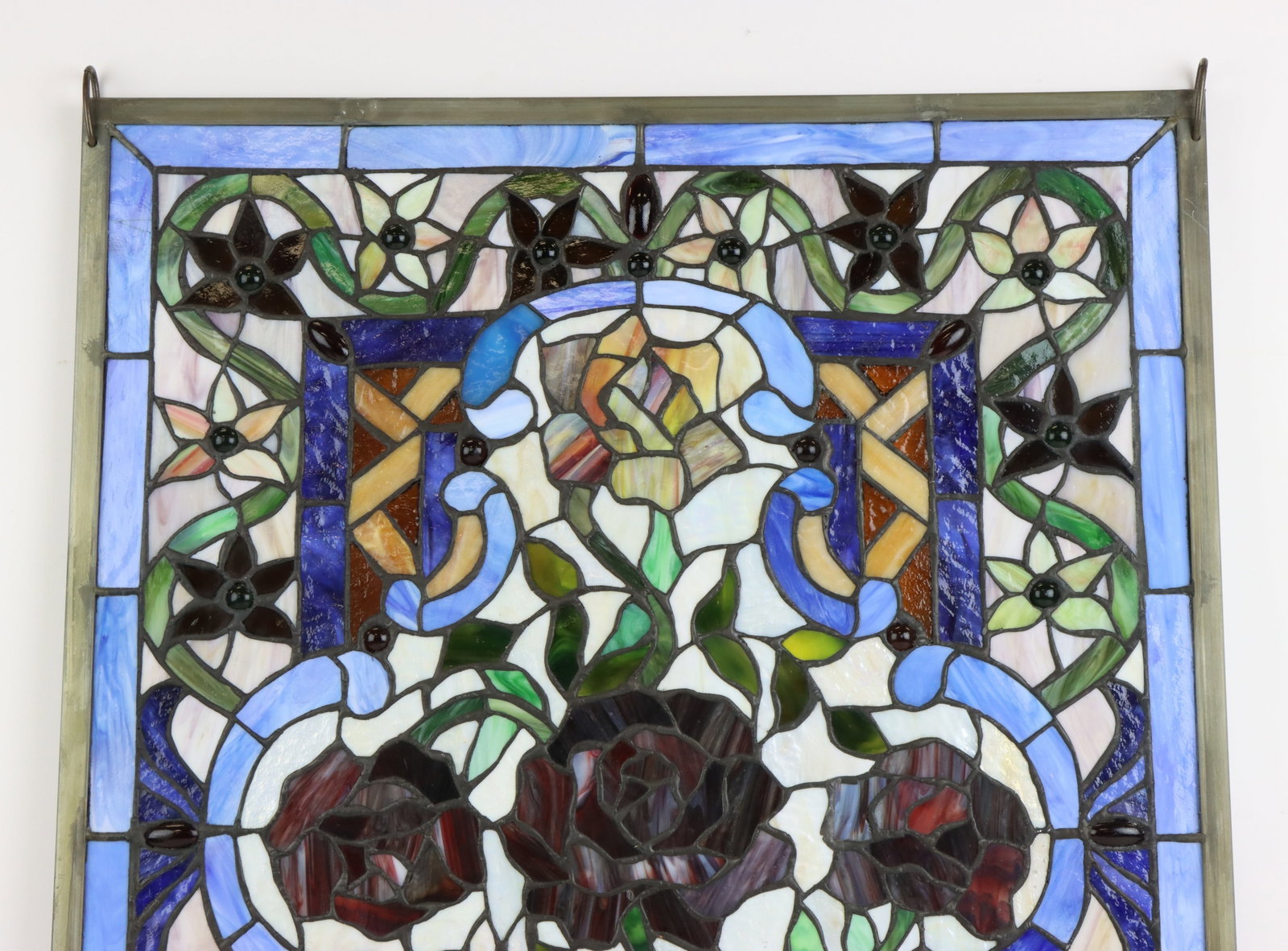 Slag Glass Window Panel - 4