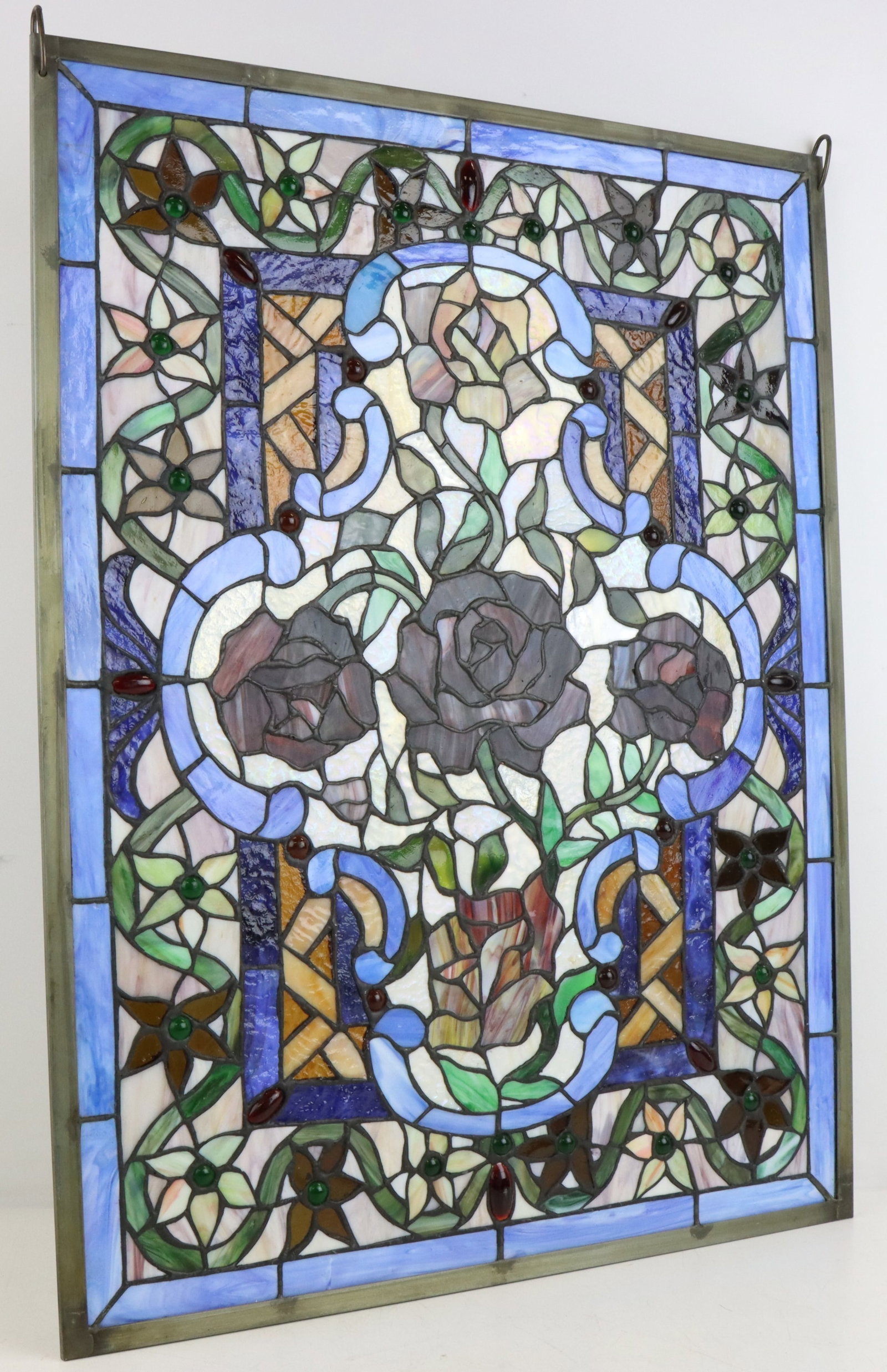 Slag Glass Window Panel - 5