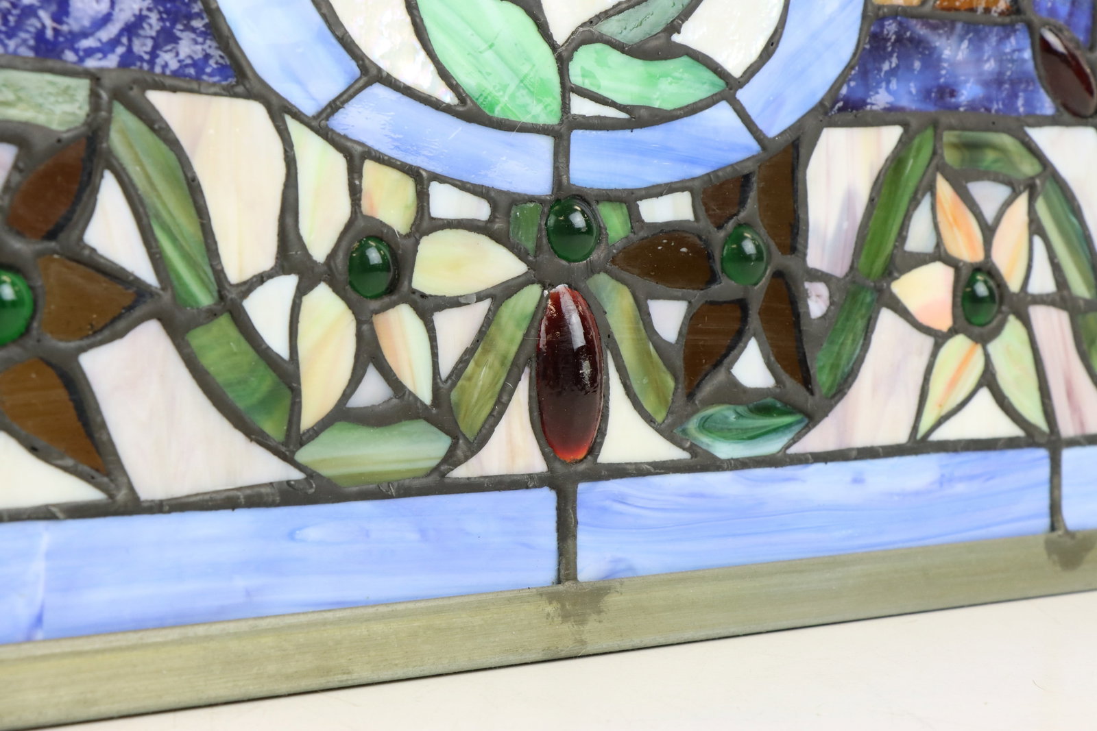 Slag Glass Window Panel - 6