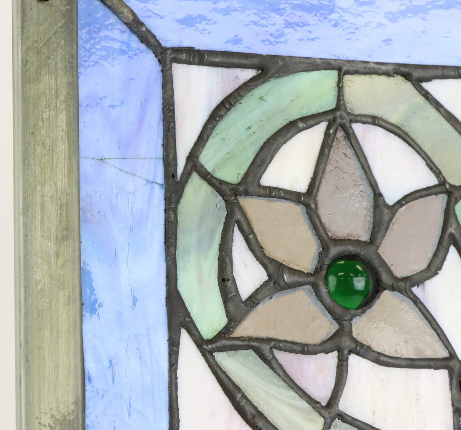 Slag Glass Window Panel - 7